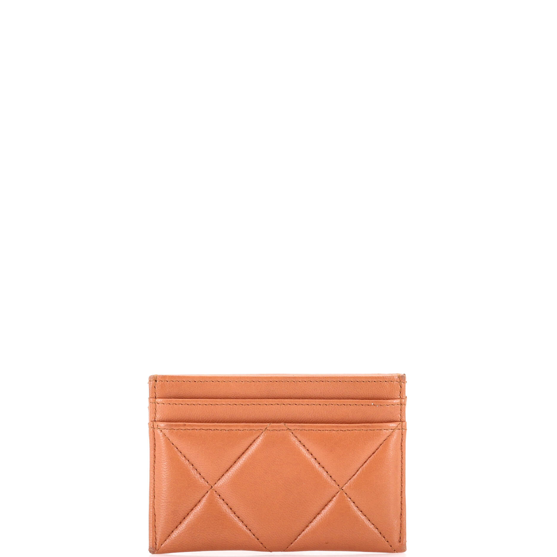 19 Card Holder Quilted Leather