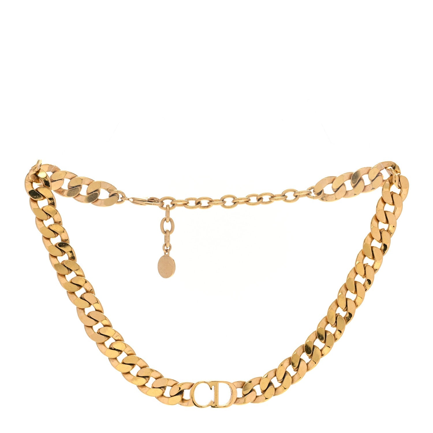 Danseuse Etoile Chain Choker Necklace Gold