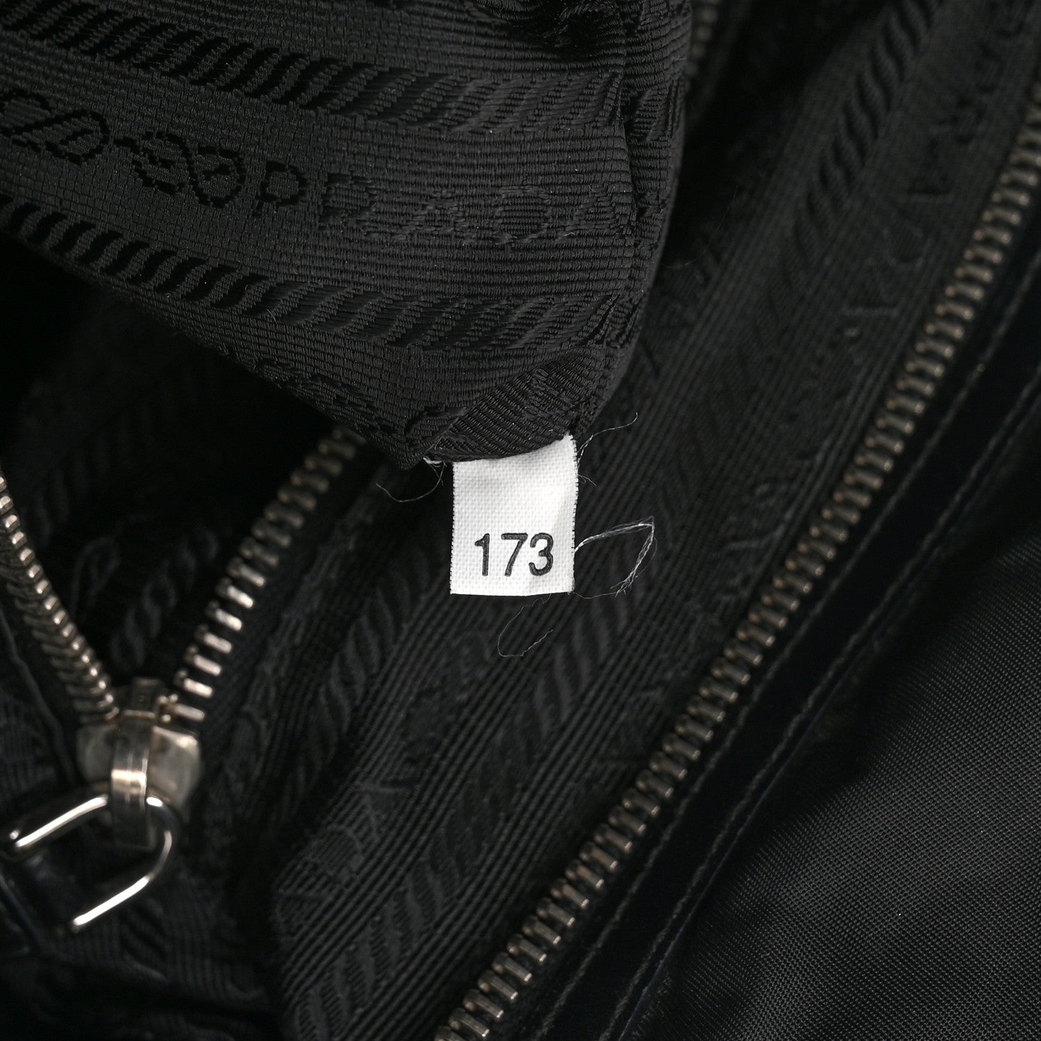 Tessuto Nylon Saffiano Tote Black
