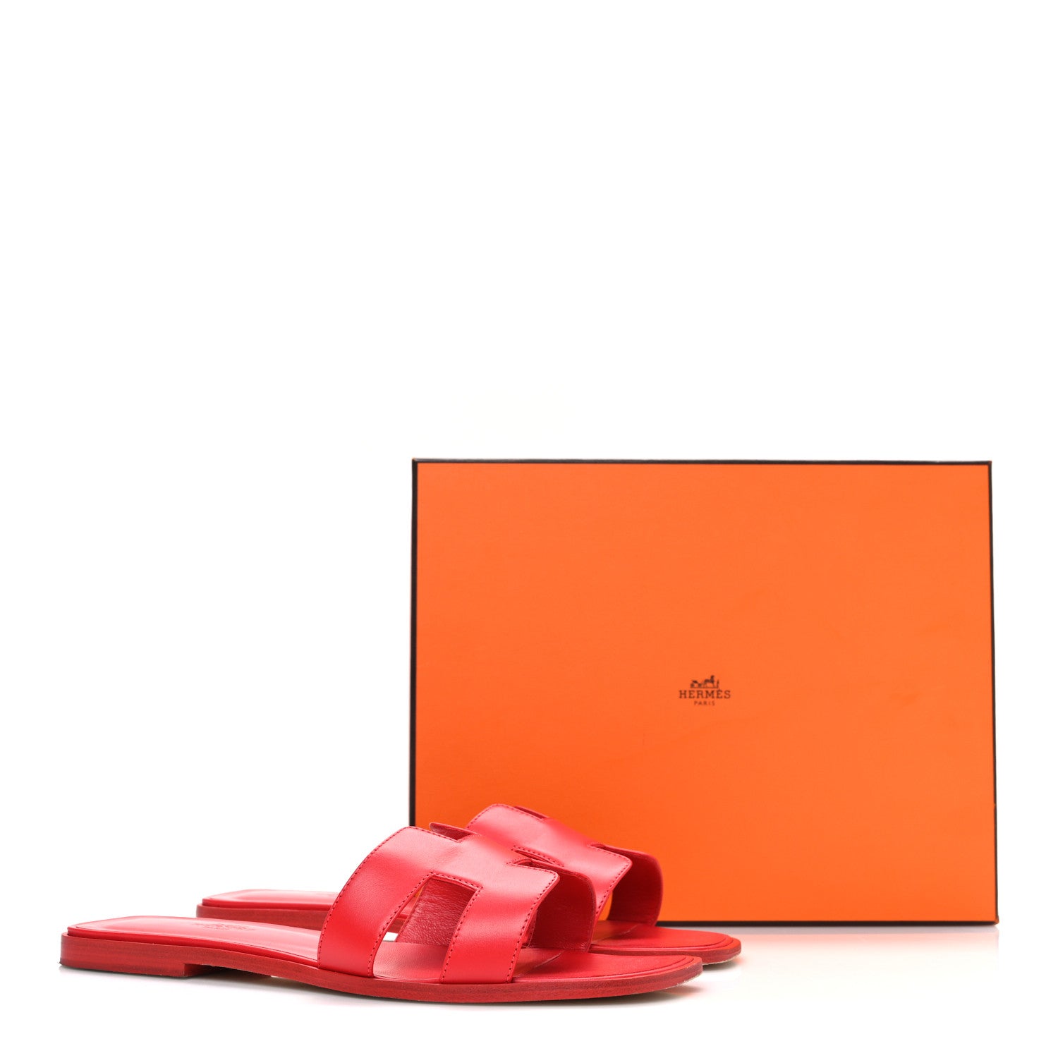 Calfskin Oran Sandals 41 Rouge Bali