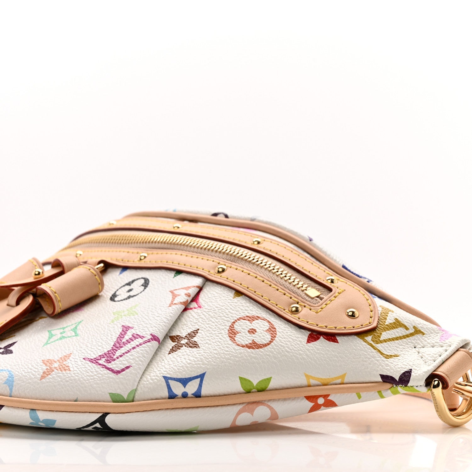LV X TM Monogram Multicolor High Rise Bumbag White