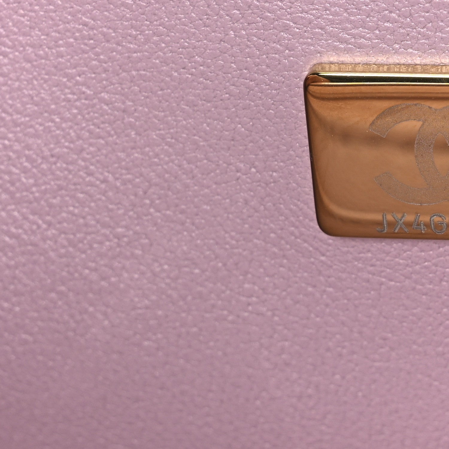 Lambskin Quilted Mini Top Handle Rectangular Flap Light Pink