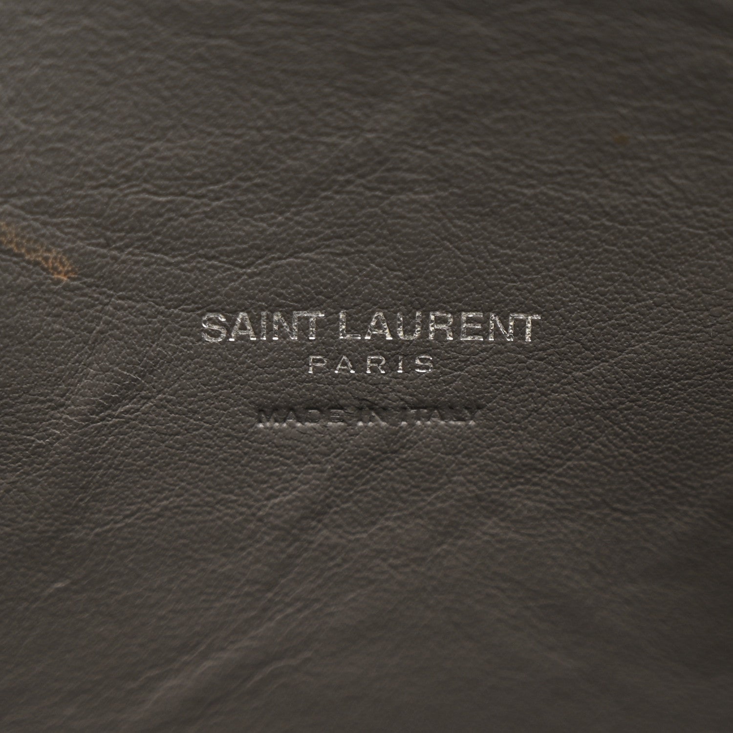 Grained Calfskin Small Sac De Jour Fog