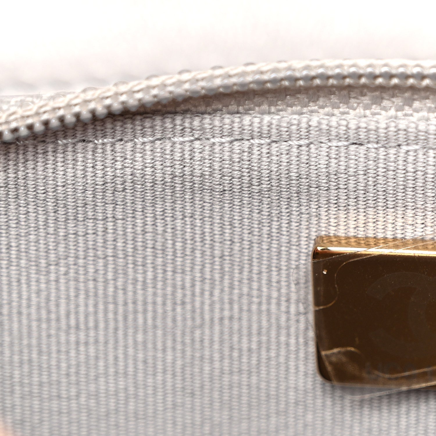 Lambskin Quilted Chanel 19 Wallet On Chain WOC Grey