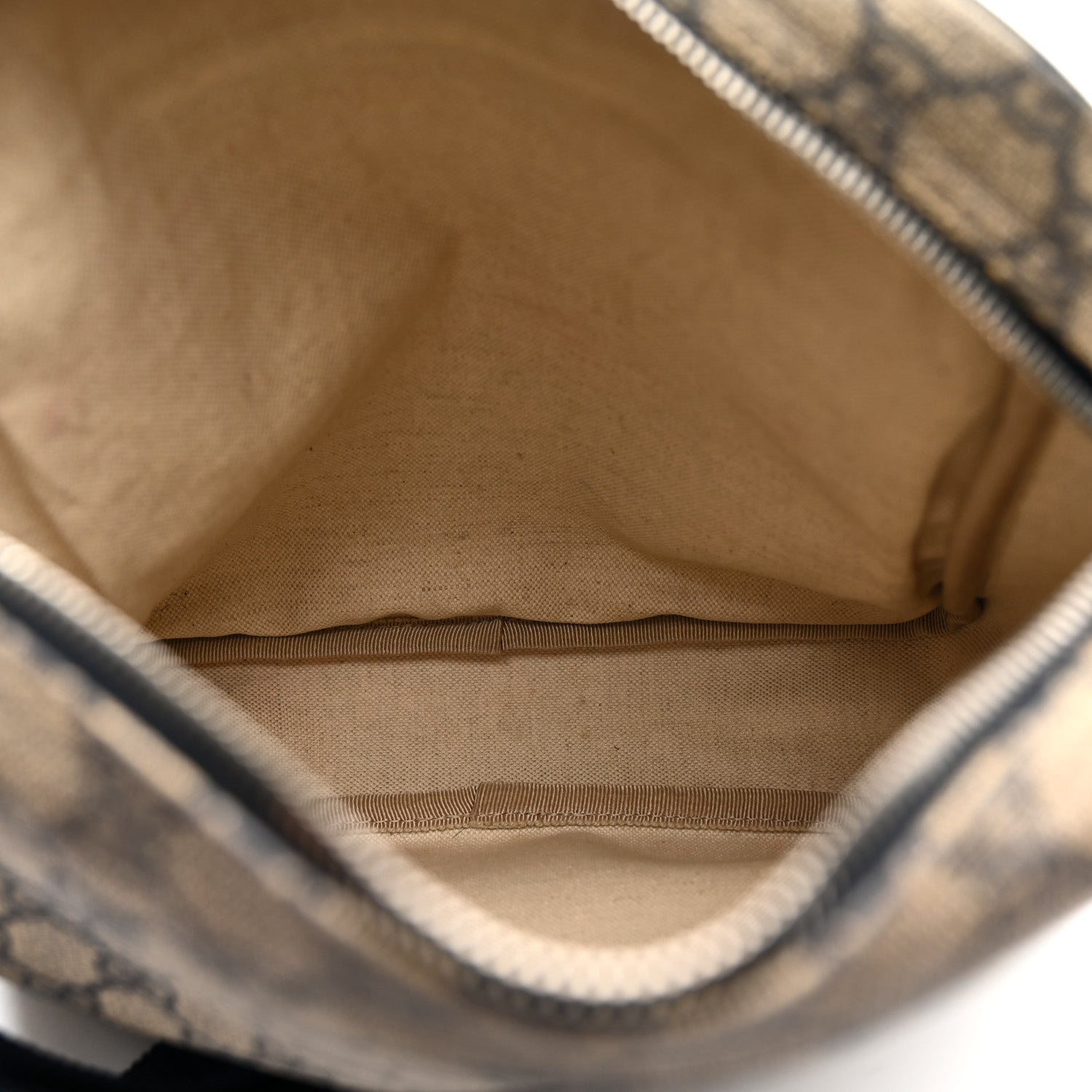 GG Plus Monogram Selleria Calfskin Medium Messenger Bag Beige Blue