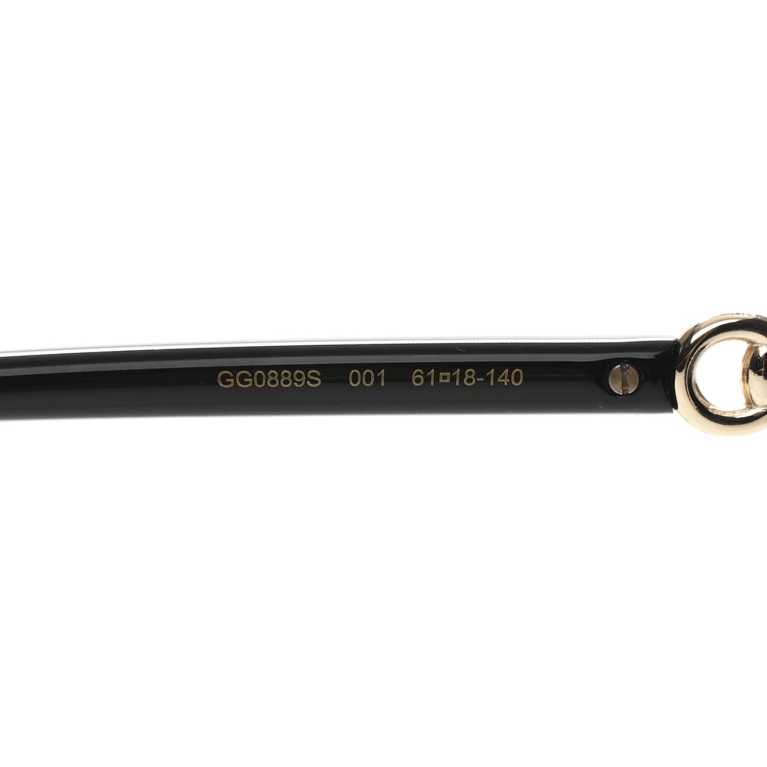 Acetate Horsebit Sunglasses GG0889S Black
