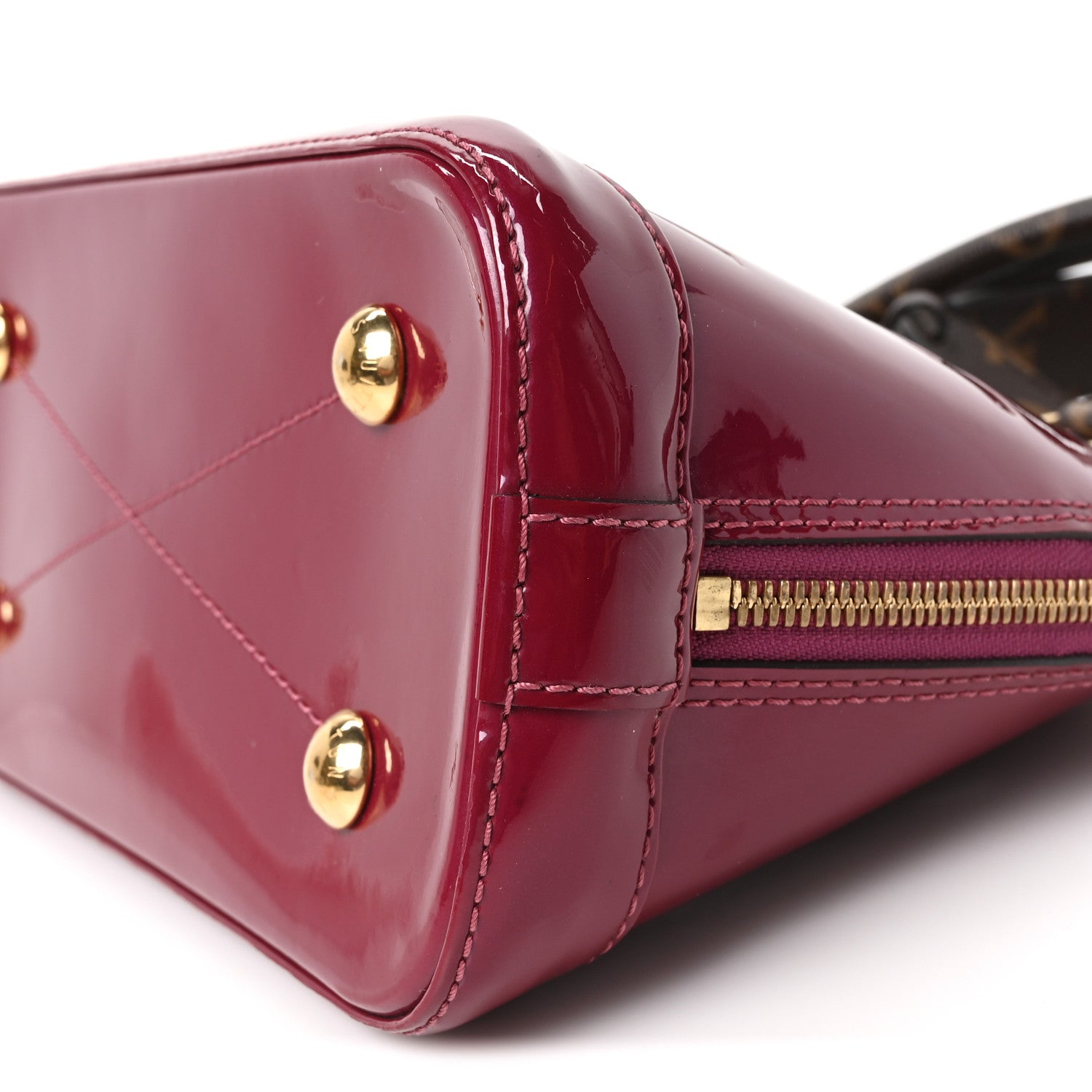 Patent Monogram Alma BB Magenta