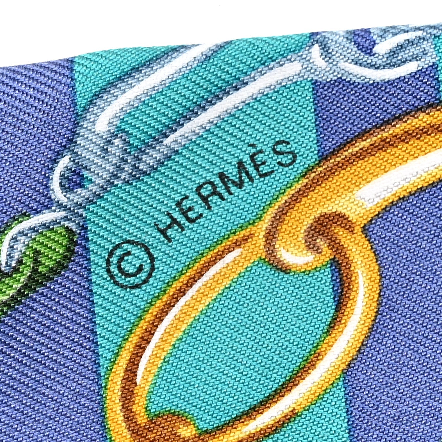 Silk Brides de Gala Bayaderes Twilly Turquoise Indigo Vert