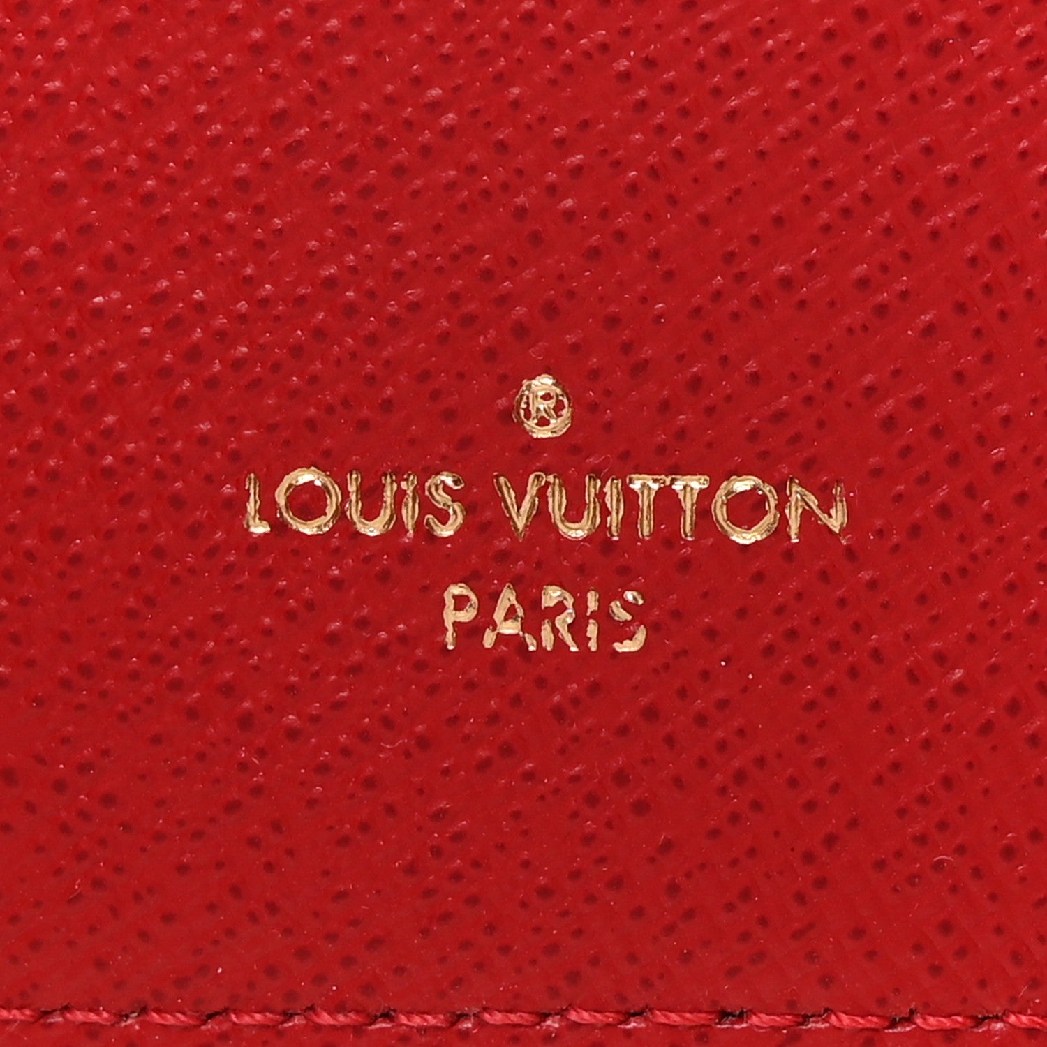 Damier Ebene Victorine Wallet Red
