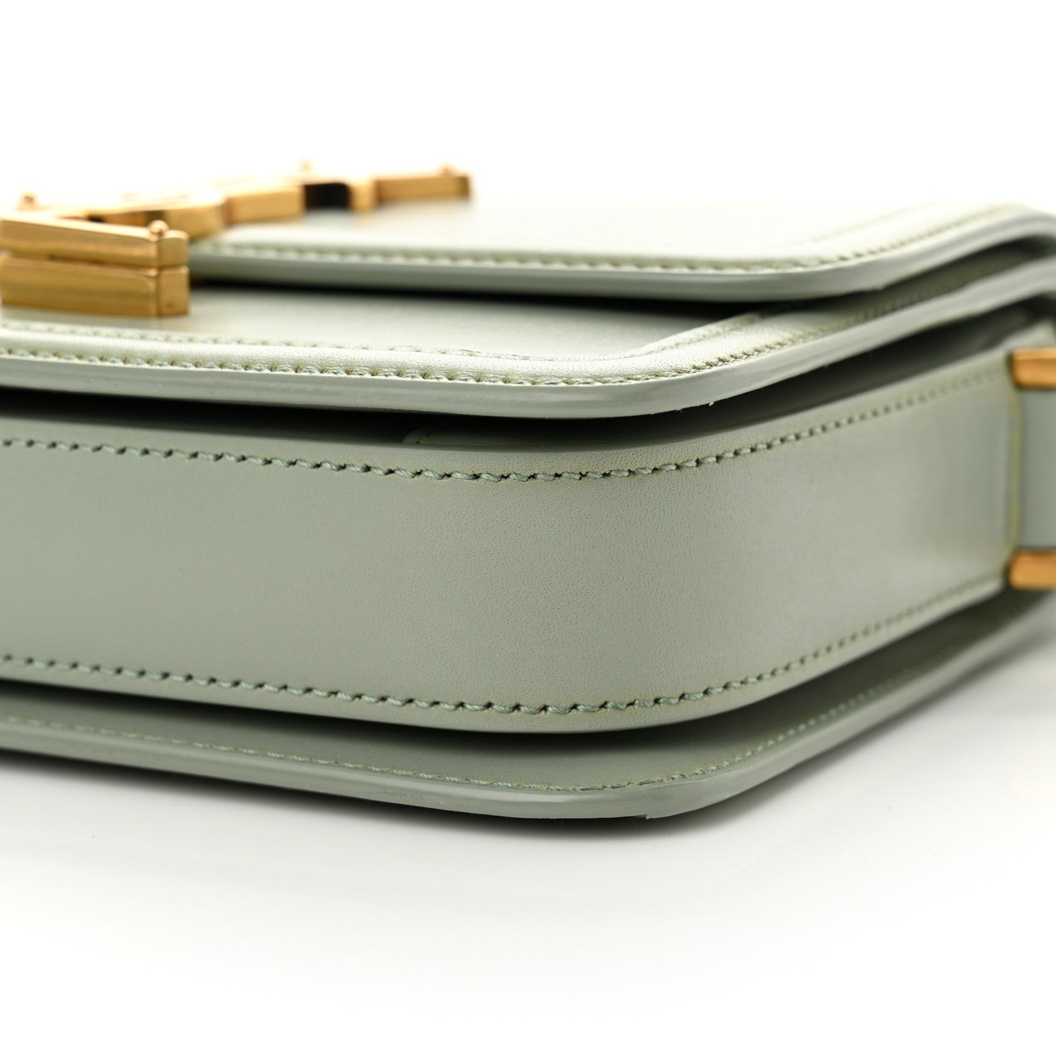 Smooth Calfskin Small Solferino Satchel Acqua