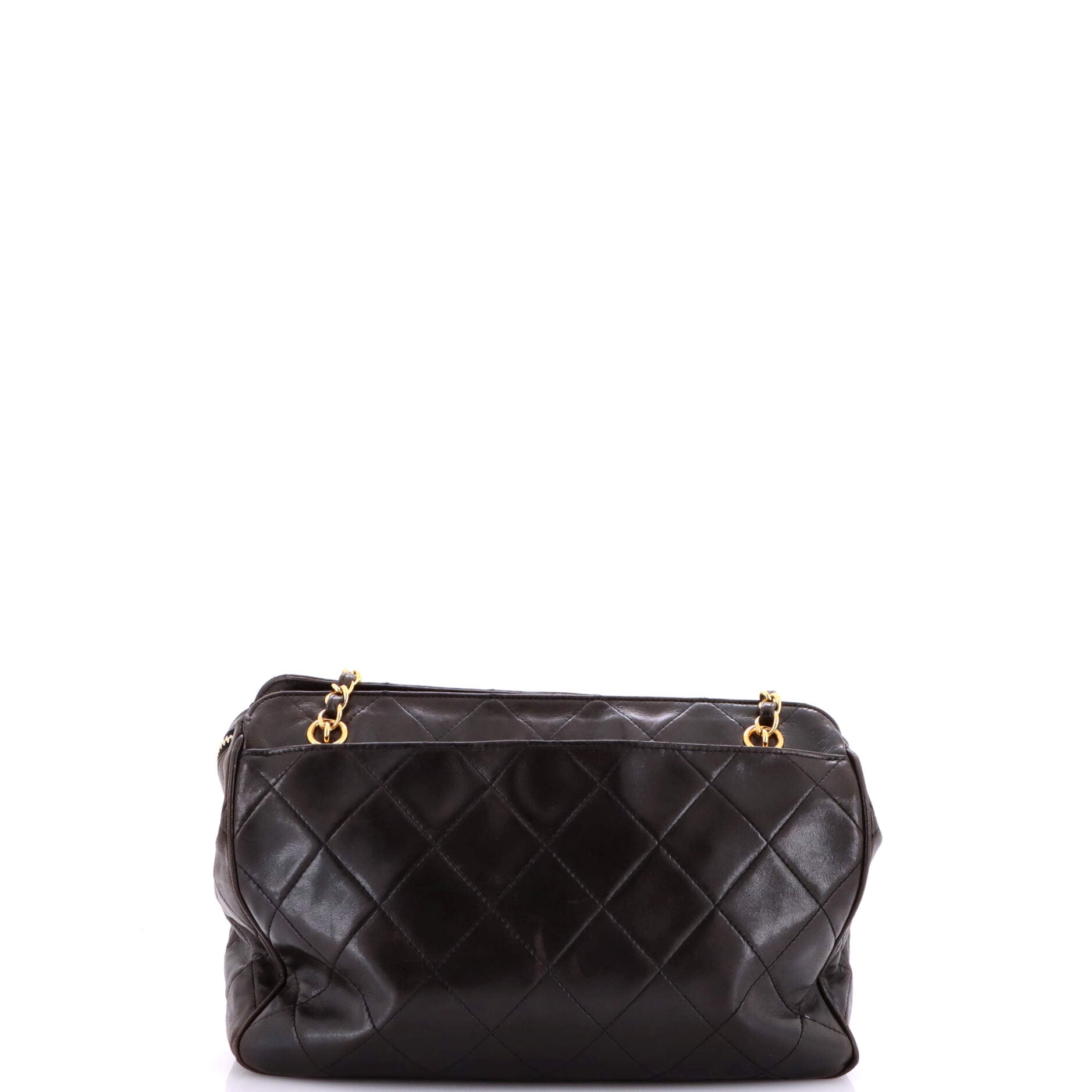 Vintage Front Pocket Camera Bag Quilted Caviar Small