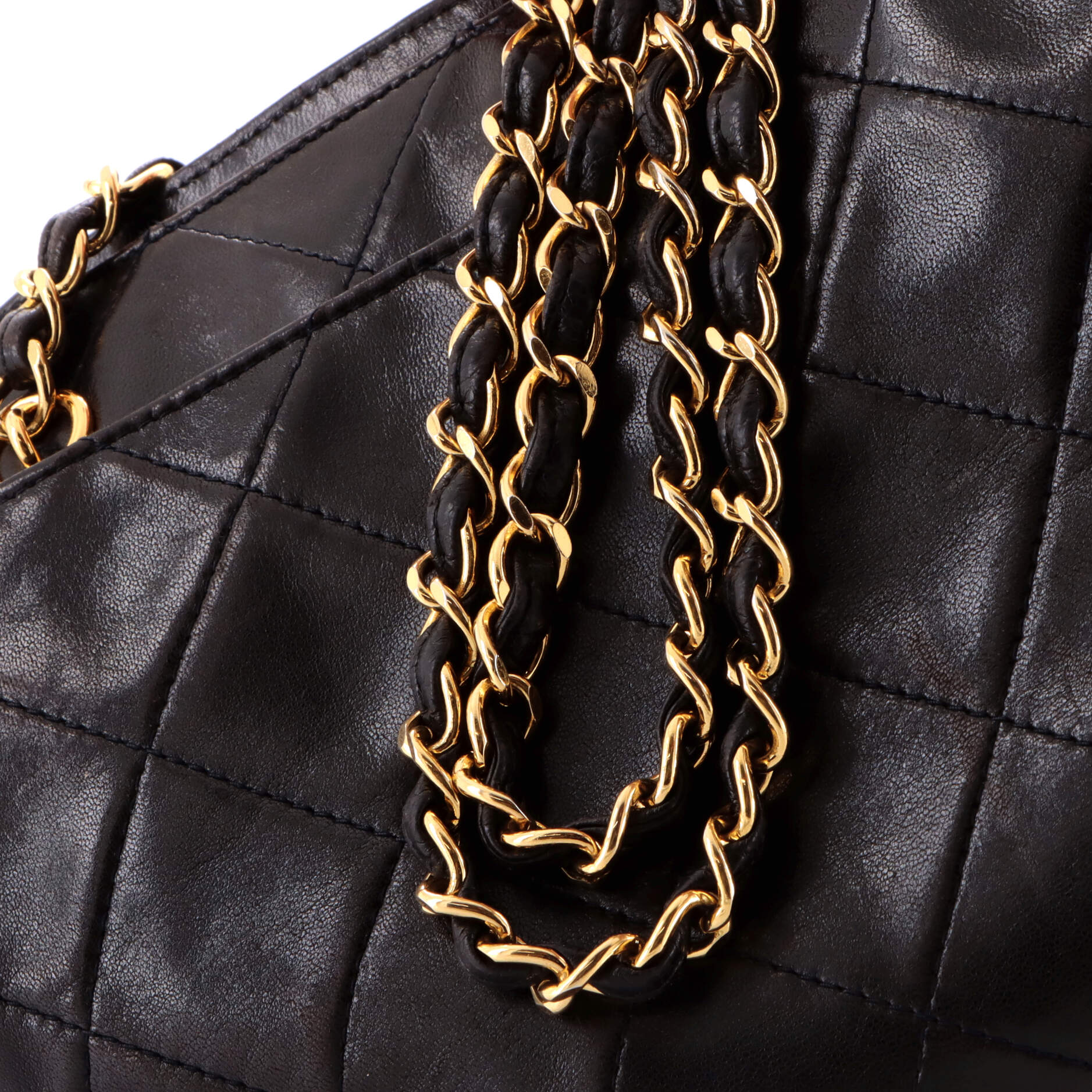 Vintage Front Pocket Camera Bag Quilted Caviar Small
