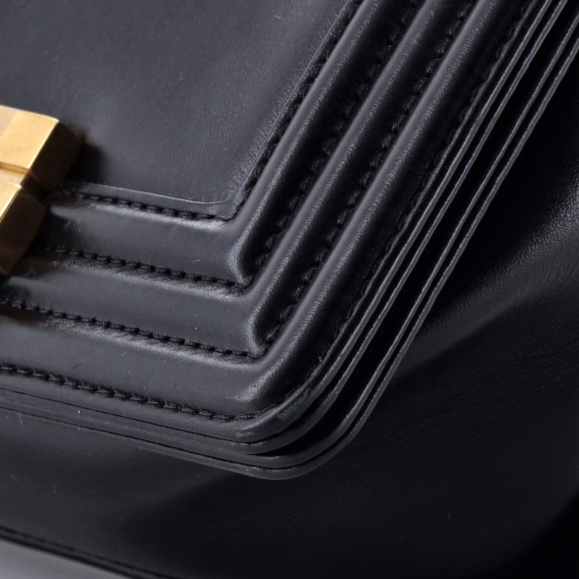 Reverso Square Boy Flap Bag Calfskin Small