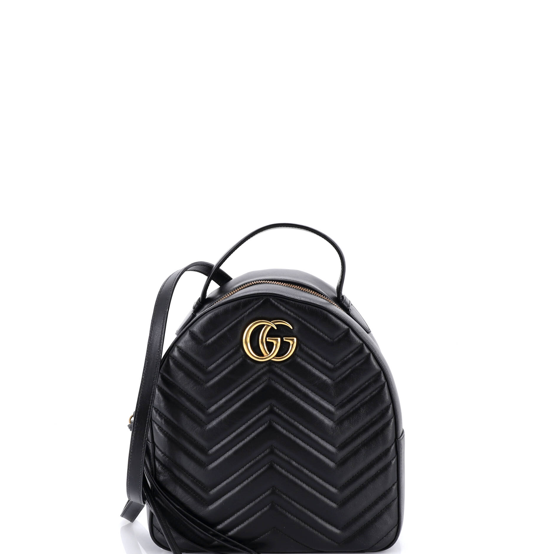 GG Marmont Backpack Matelasse Leather Small