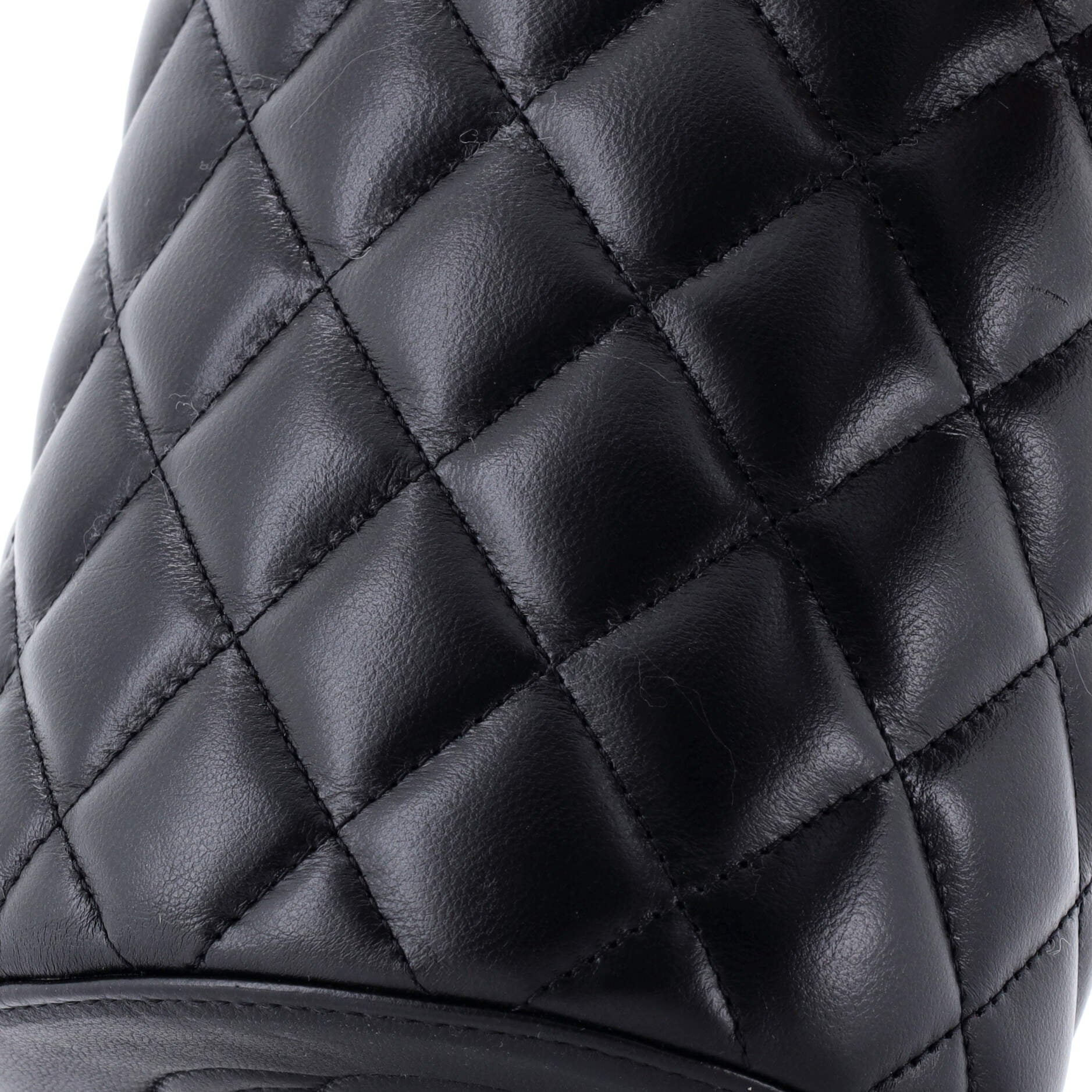Crown Box Vanity Bag Quilted Lambskin Small