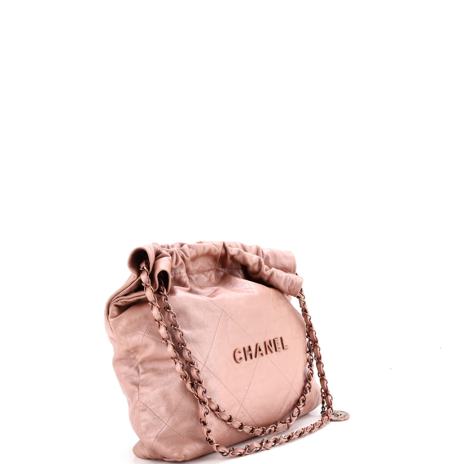 22 Chain Hobo Quilted Calfskin Small