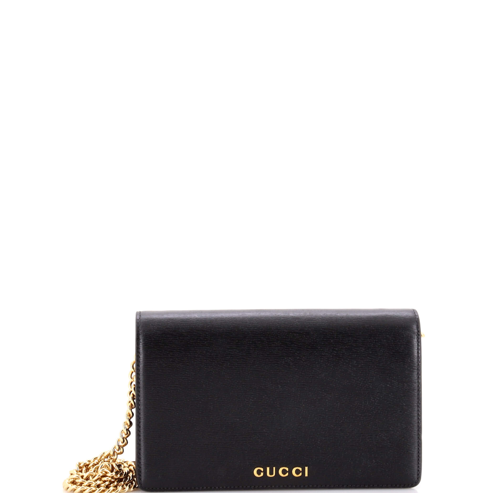 Petite GG Marmont Chain Wallet Leather Mini