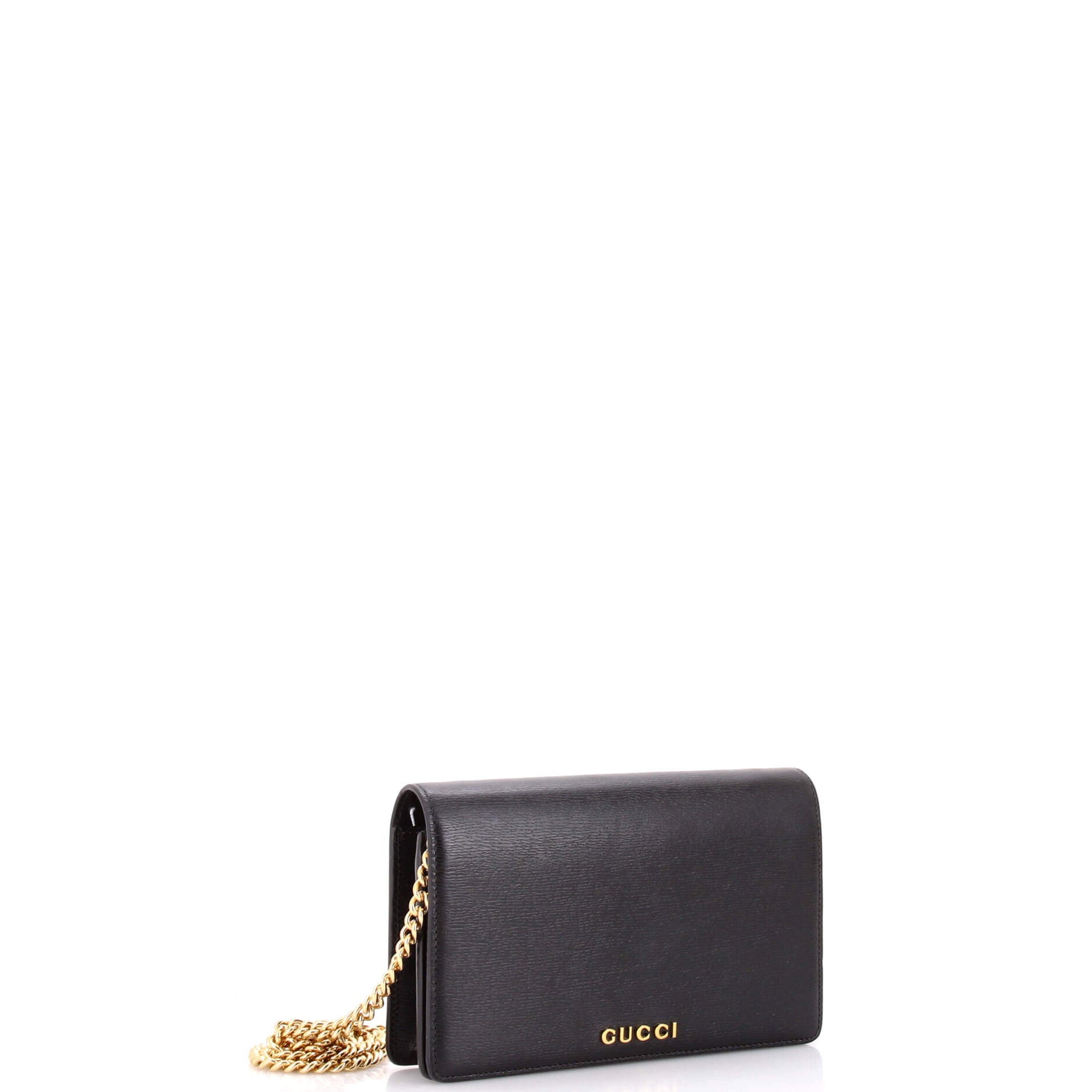 Petite GG Marmont Chain Wallet Leather Mini