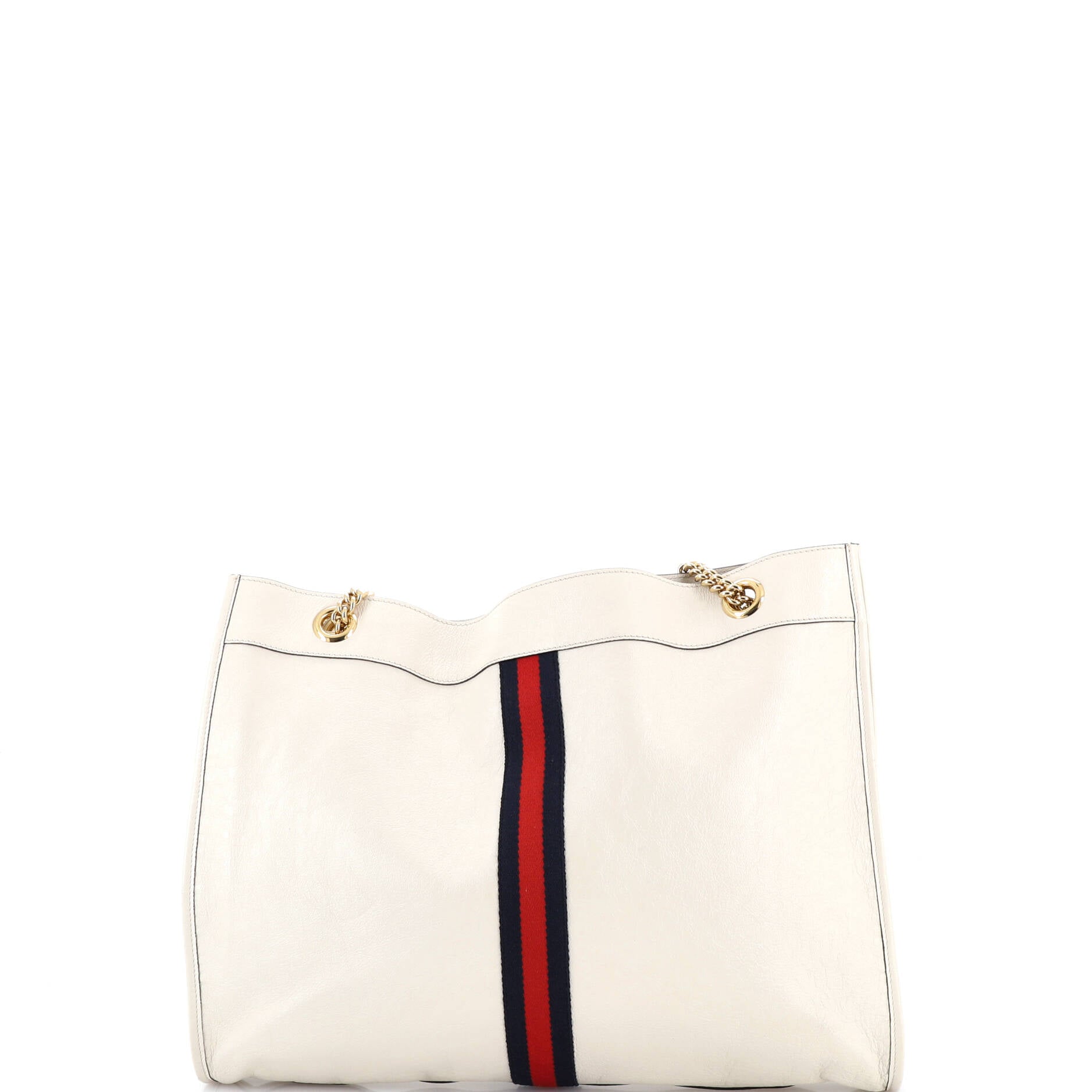 Rajah Chain Tote Leather Large