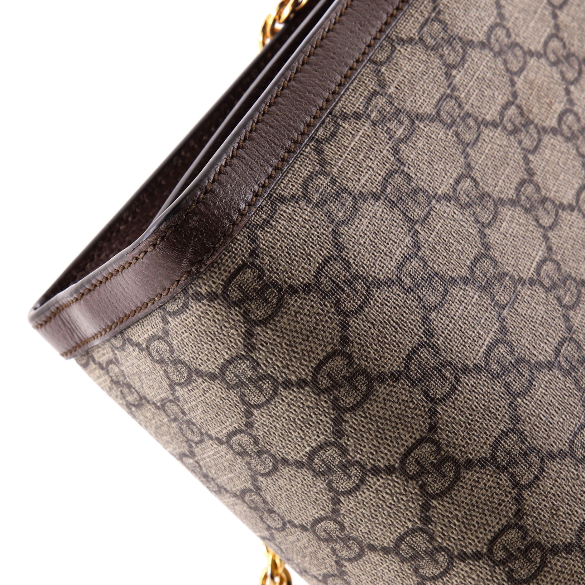 Ophidia Chain Shoulder Bag GG Coated Canvas Medium