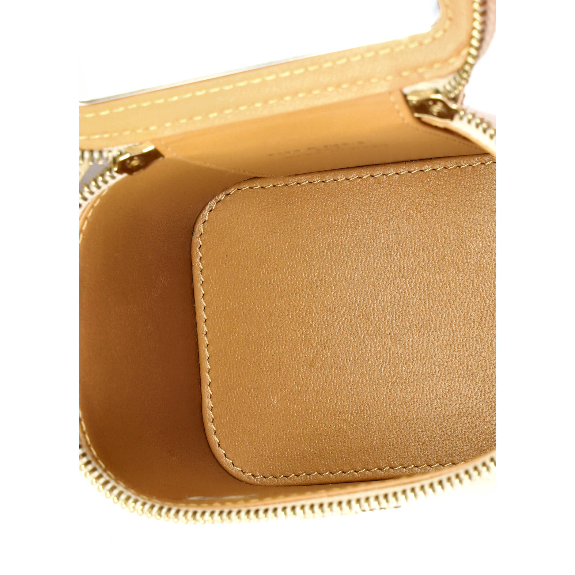 Classic Top Handle Vanity Case with Chain Quilted Lambskin Mini