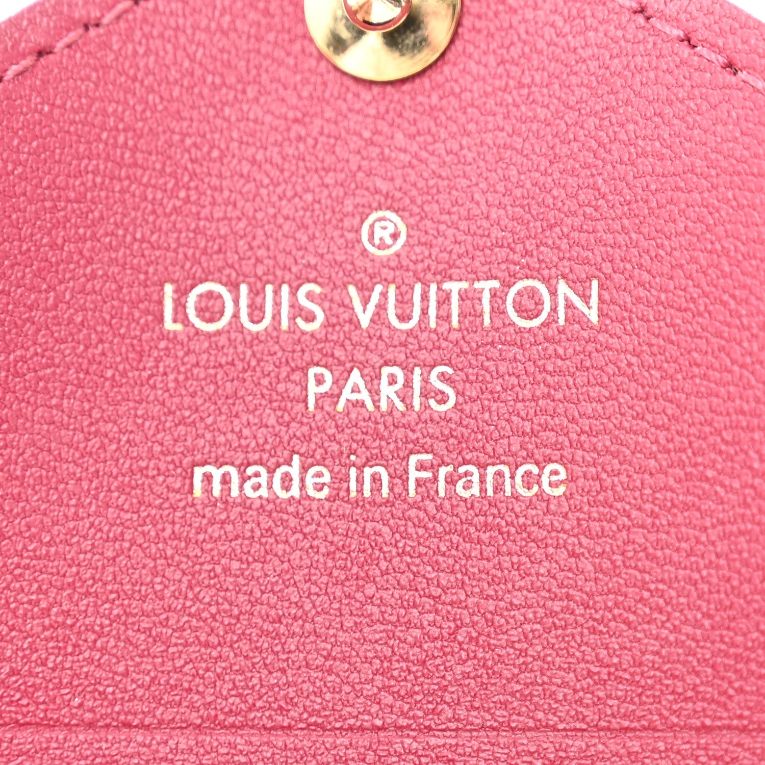 Monogram Small Kirigami Pochette Insert Fuchsia