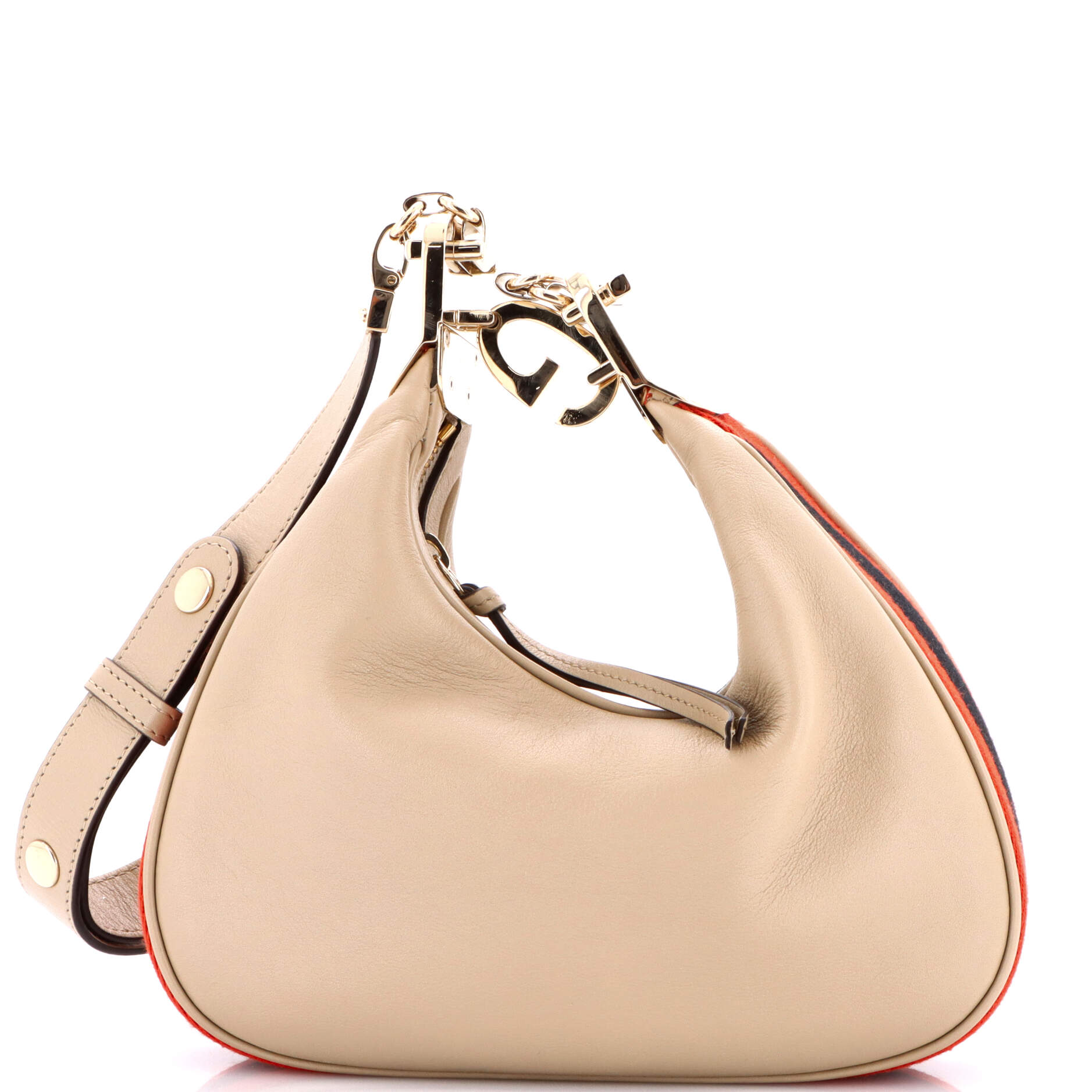Attache Shoulder Bag Leather Small