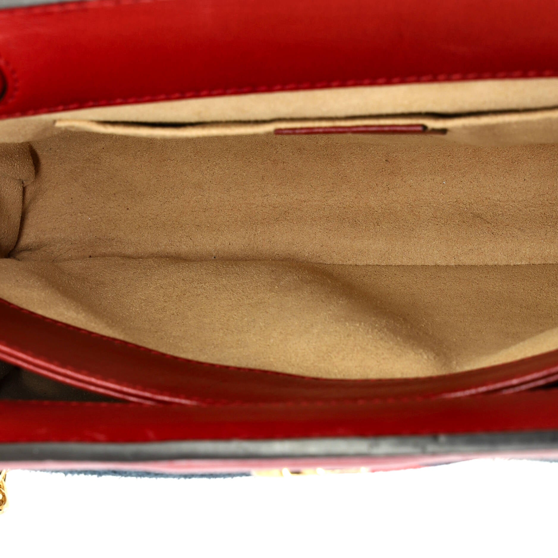 Ophidia Chain Shoulder Bag Suede Small