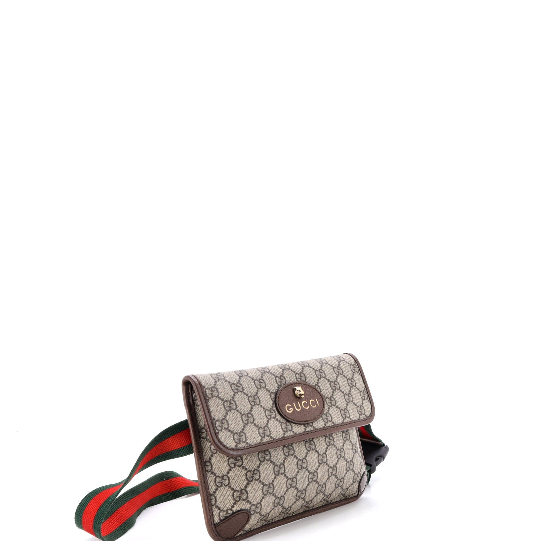 Neo Vintage Flap Belt Bag GG Coated Canvas