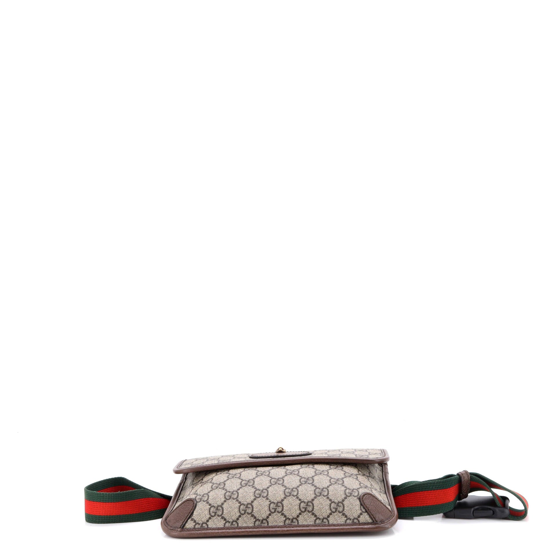 Neo Vintage Flap Belt Bag GG Coated Canvas