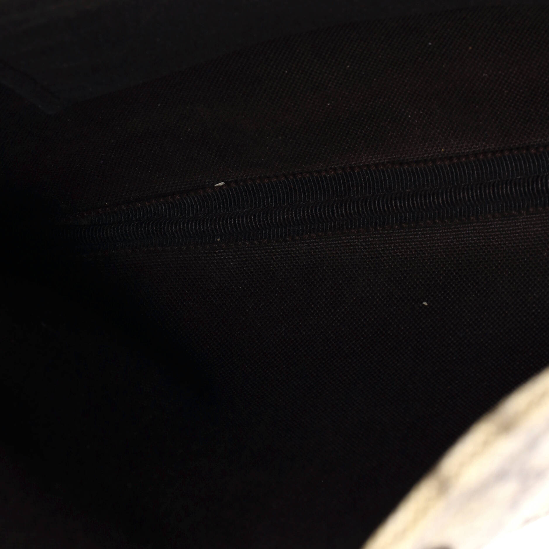 Zip Top Messenger Bag GG Coated Canvas Large