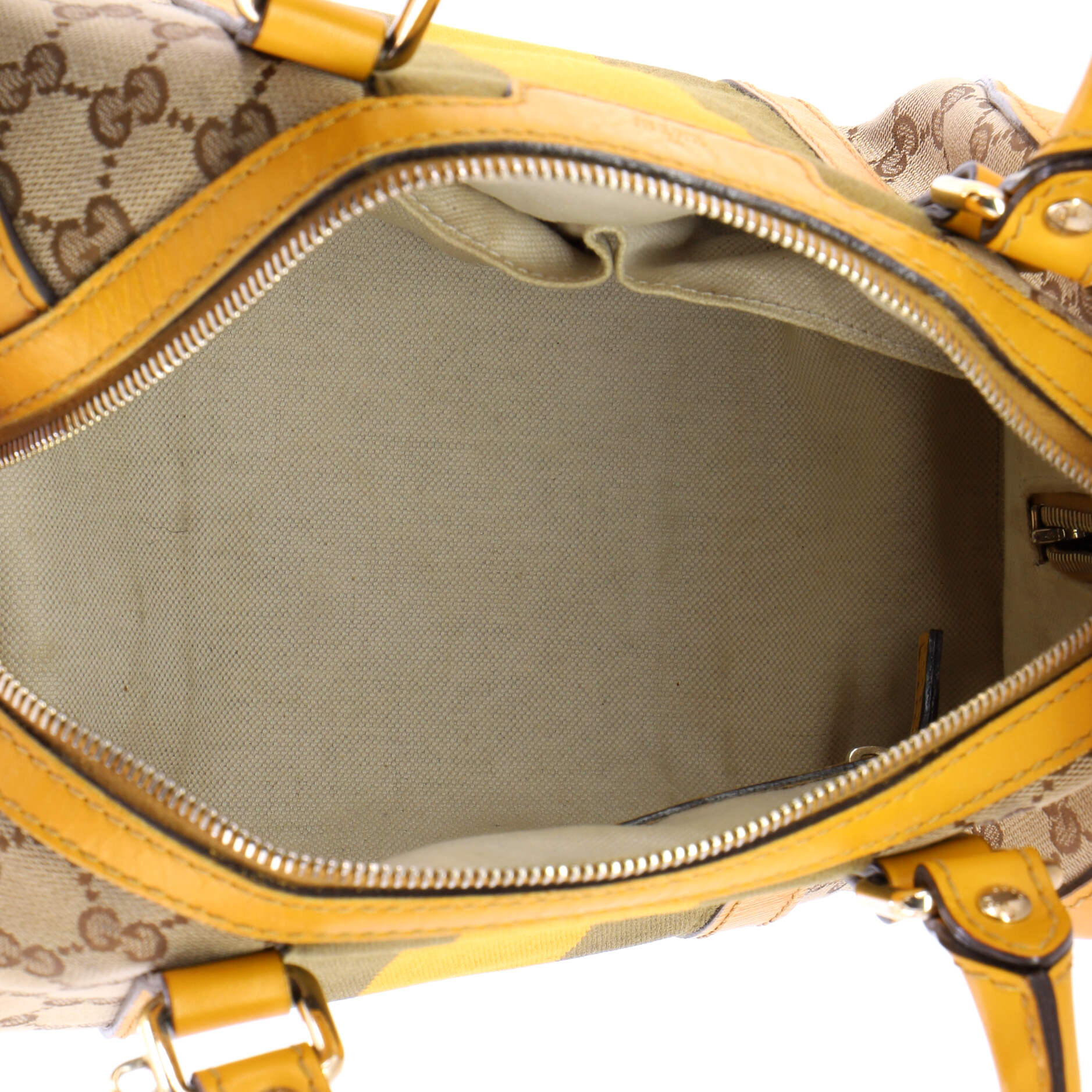 Vintage Web Boston Bag GG Canvas Small