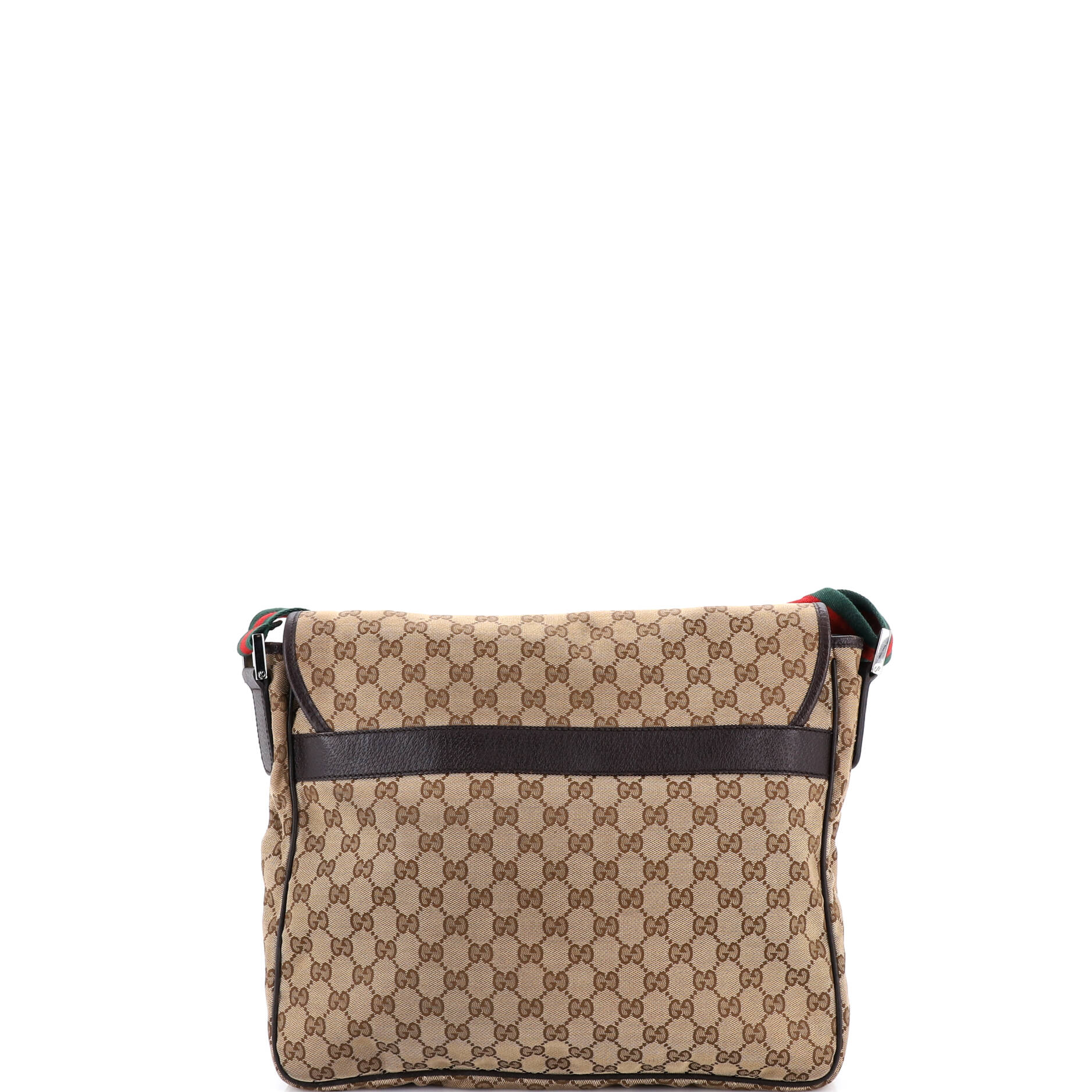 Web Strap Flap Messenger GG Canvas Medium