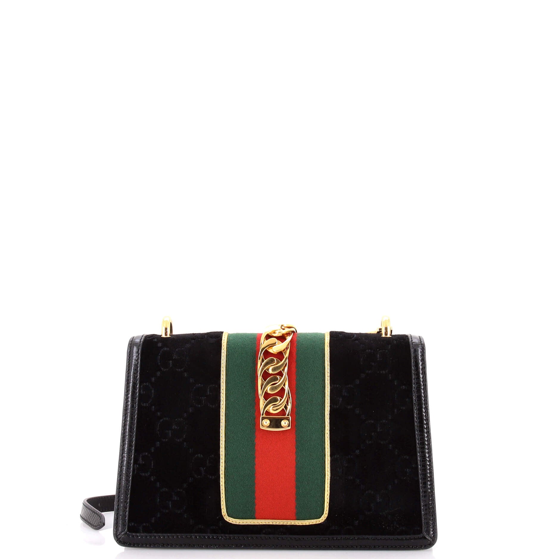 Sylvie Shoulder Bag GG Velvet Small