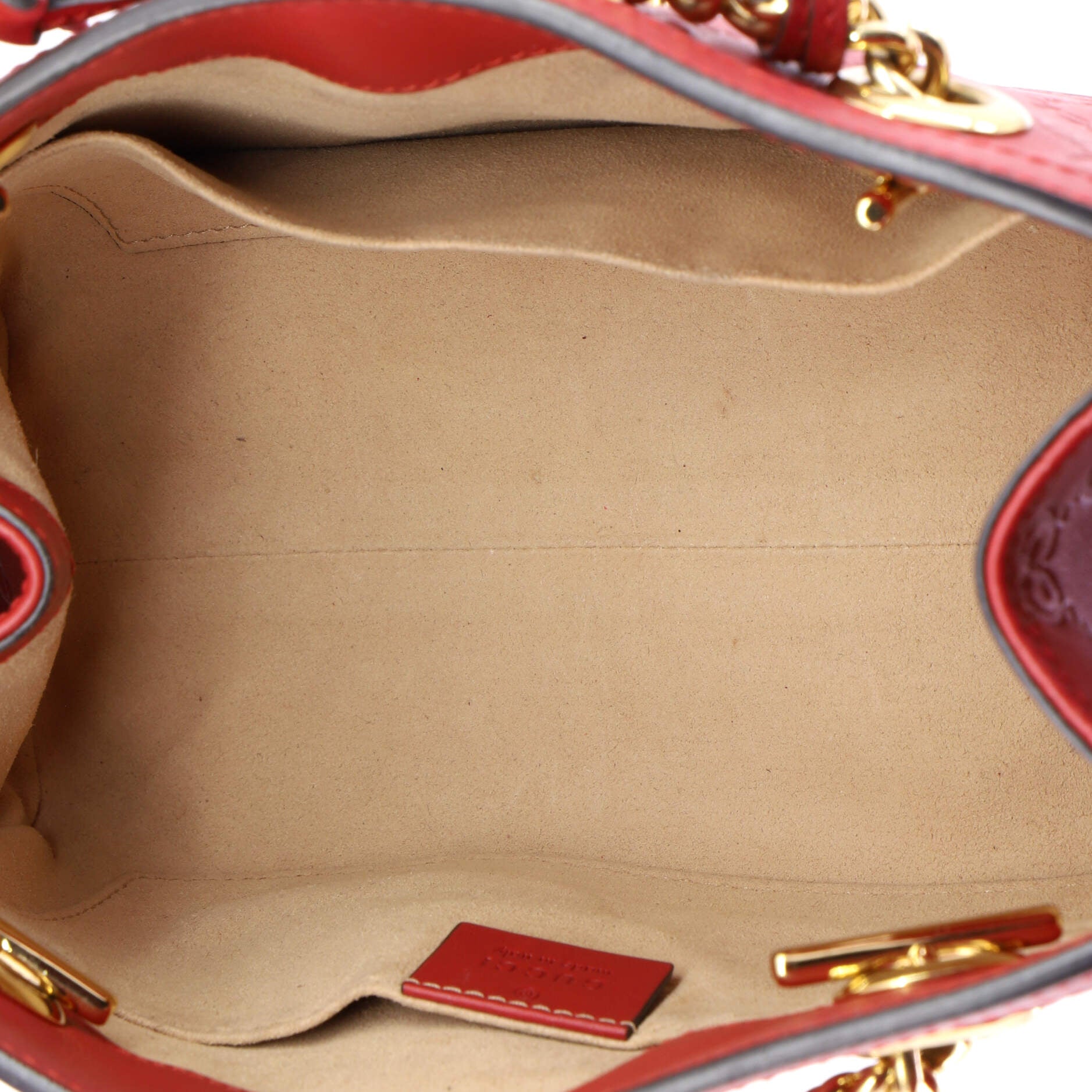 Padlock Chain Tote Guccissima Leather Small