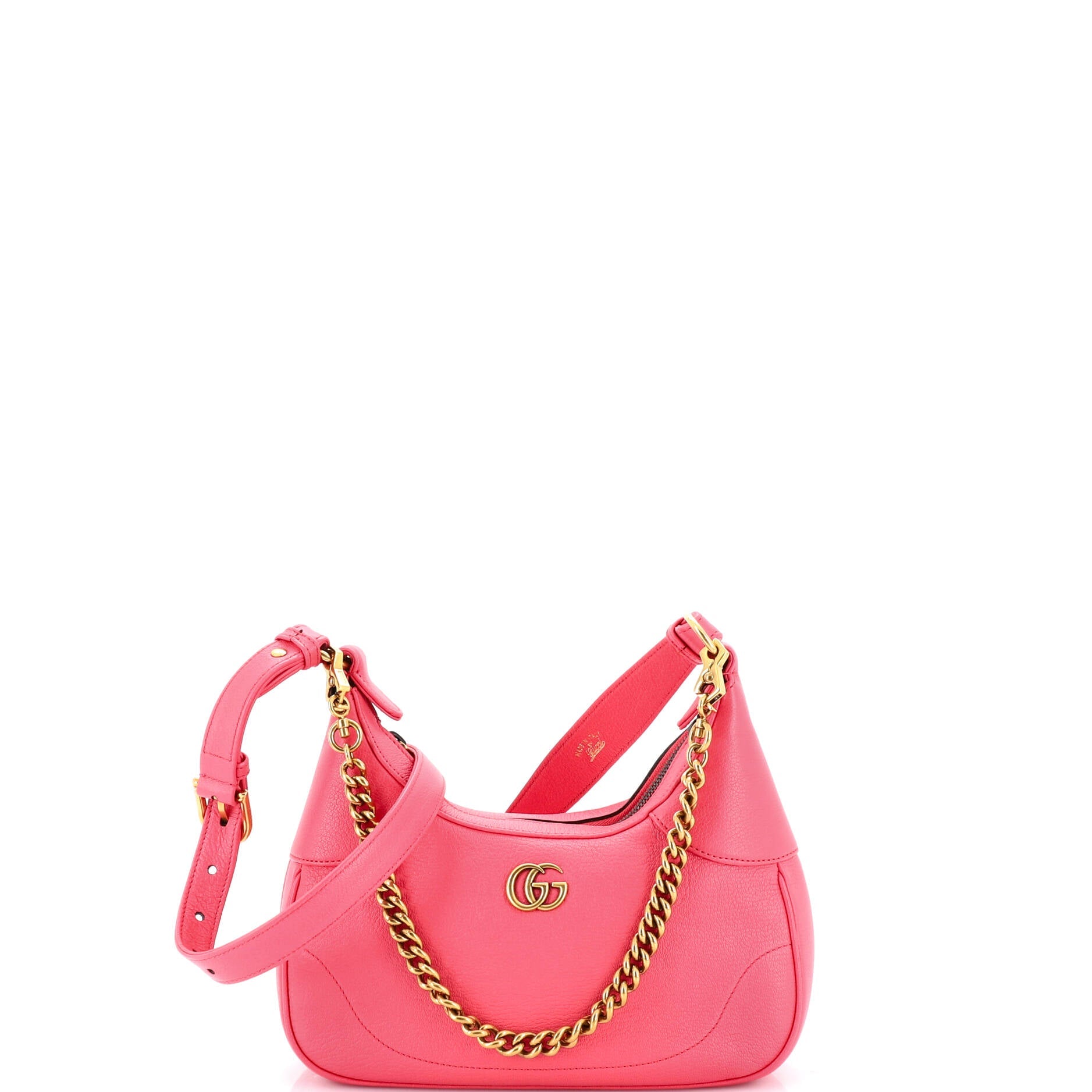 Aphrodite Zip Shoulder Bag Leather Small
