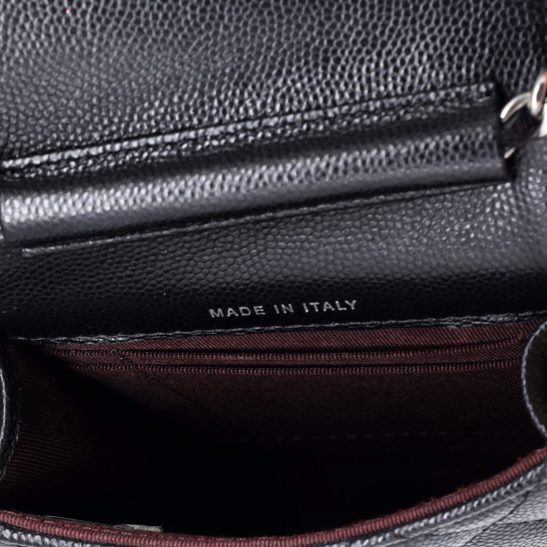 Classic Flap Phone Holder Crossbody Bag Quilted Caviar