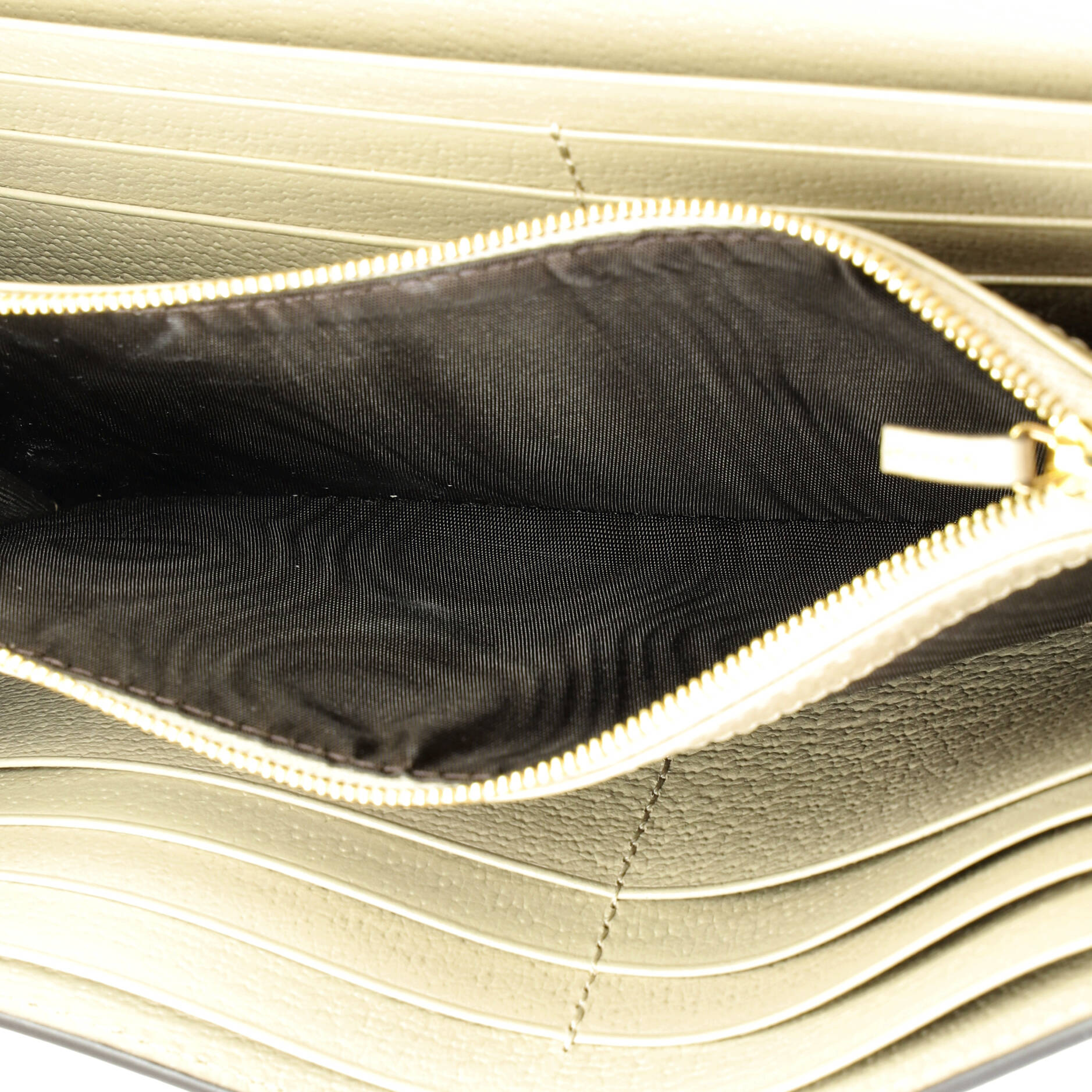 Ophidia Wallet on Chain GG Coated Canvas with Leather