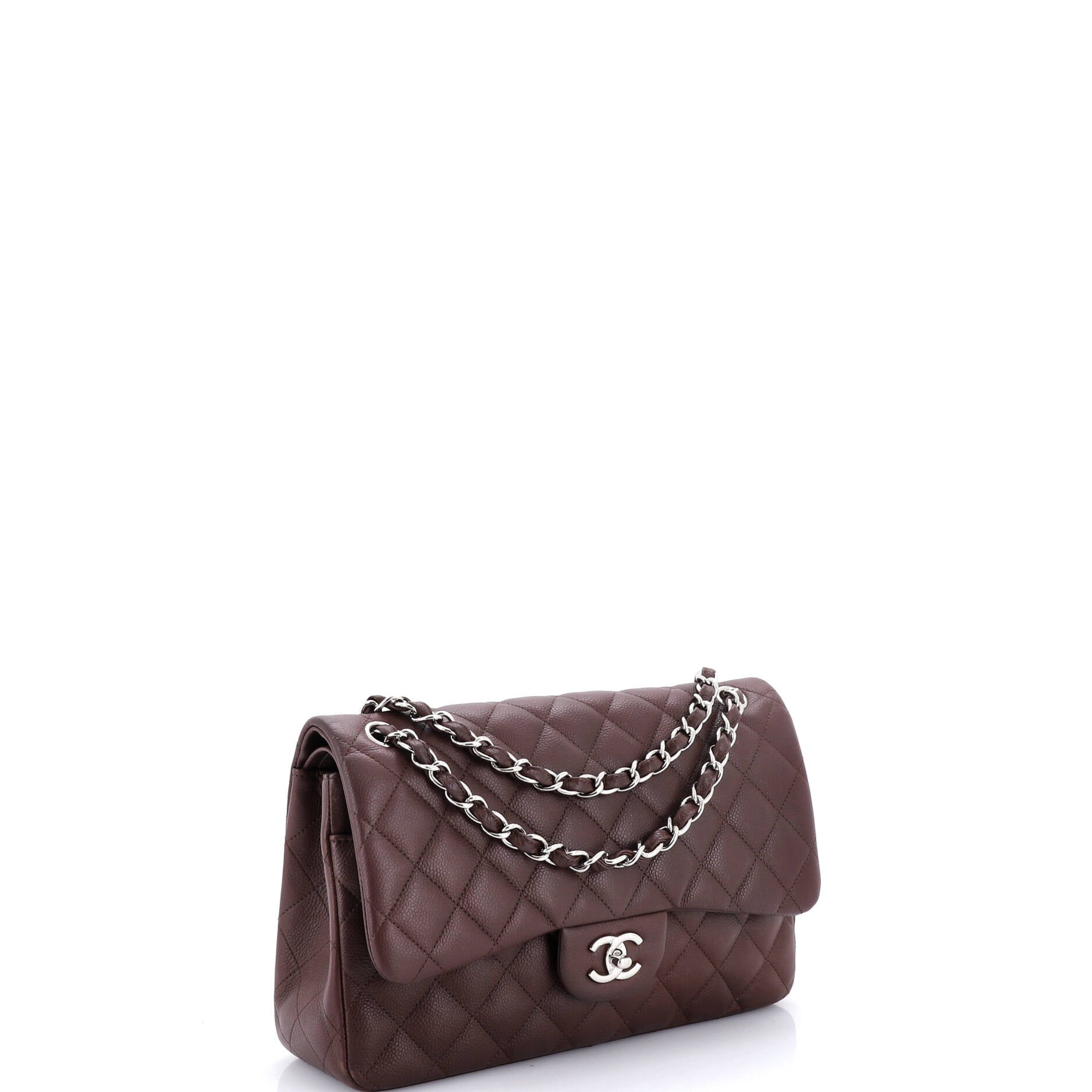 Classic Double Flap Bag Quilted Caviar Jumbo