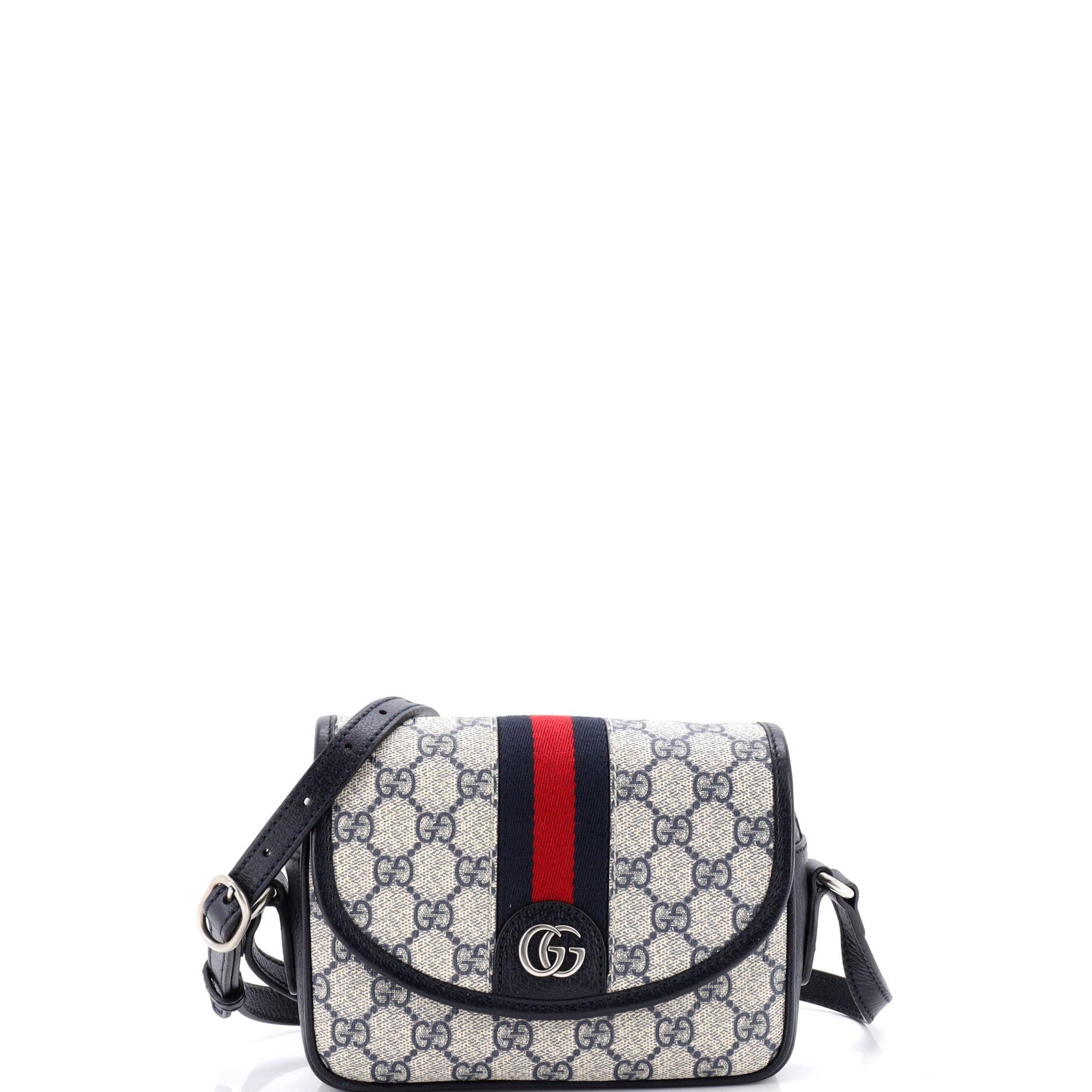 Ophidia Flap Shoulder Bag GG Coated Canvas Mini