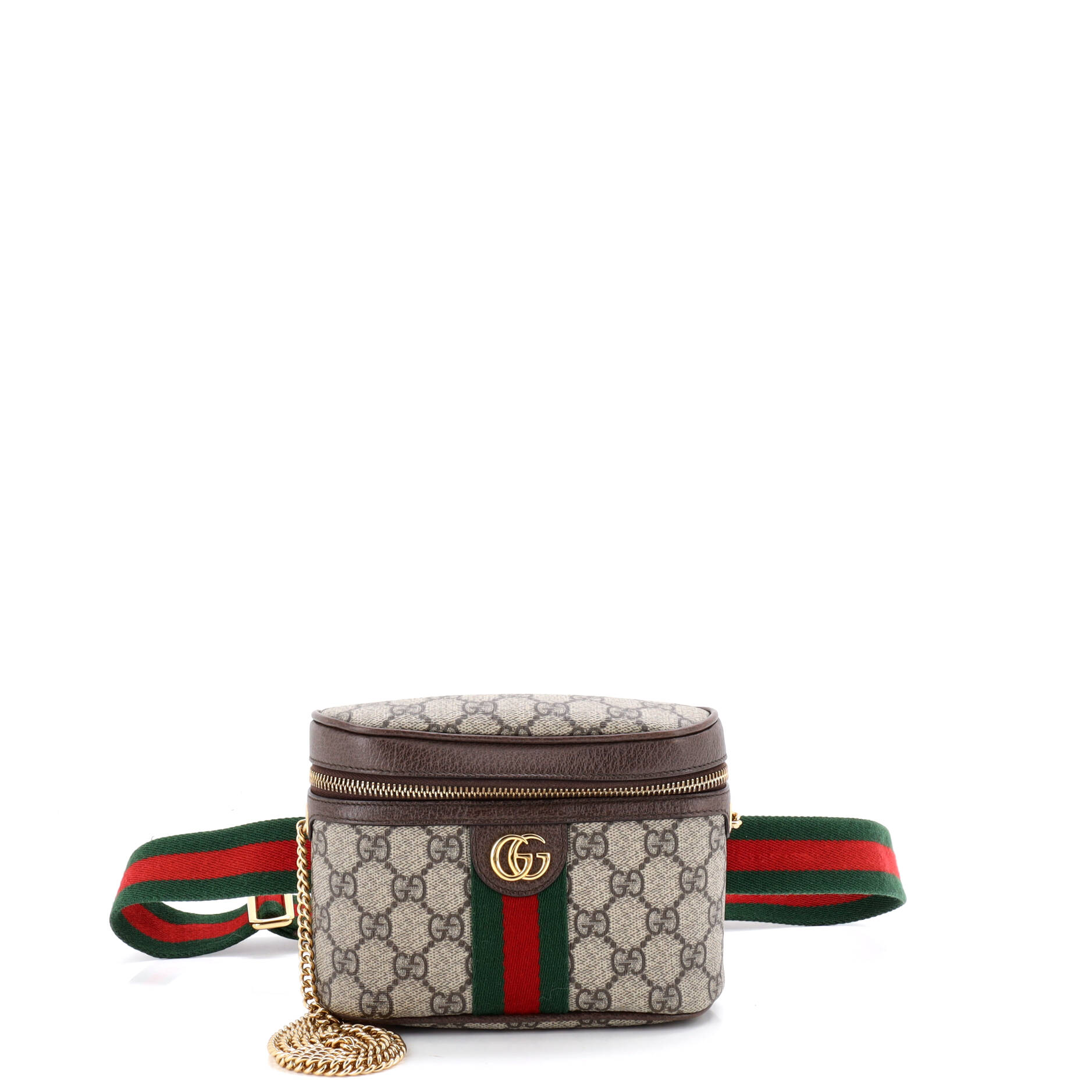 Ophidia Chain Belt Bag GG Coated Canvas Small