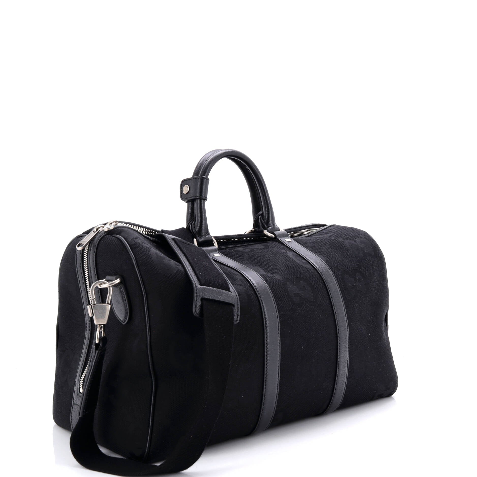 Convertible Duffle Bag Jumbo GG Canvas Small