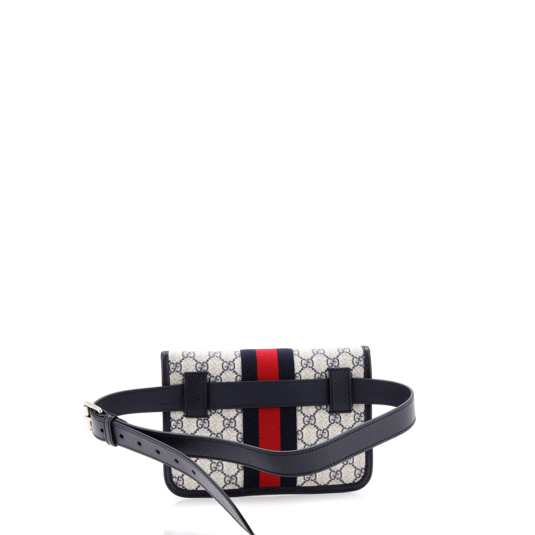 Ophidia Flap Belt Bag GG Coated Canvas with Leather