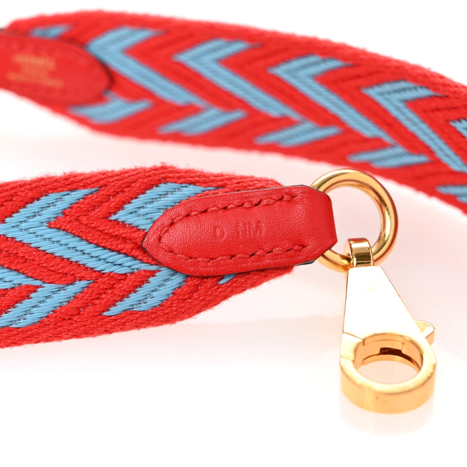 Toile Swift 25mm Sangle ZigZag Shoulder Strap Rouge de Coeur Bleu du Nord