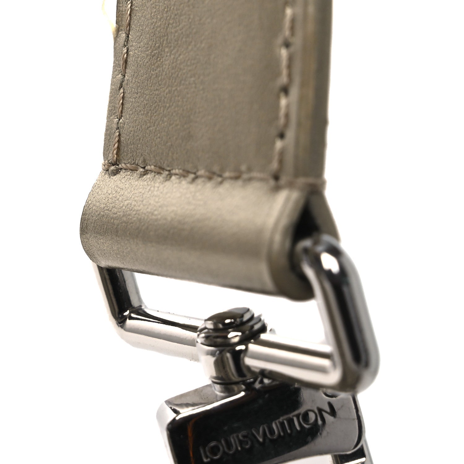 Calfskin Debossed Monogram Side Trunk Light Gold