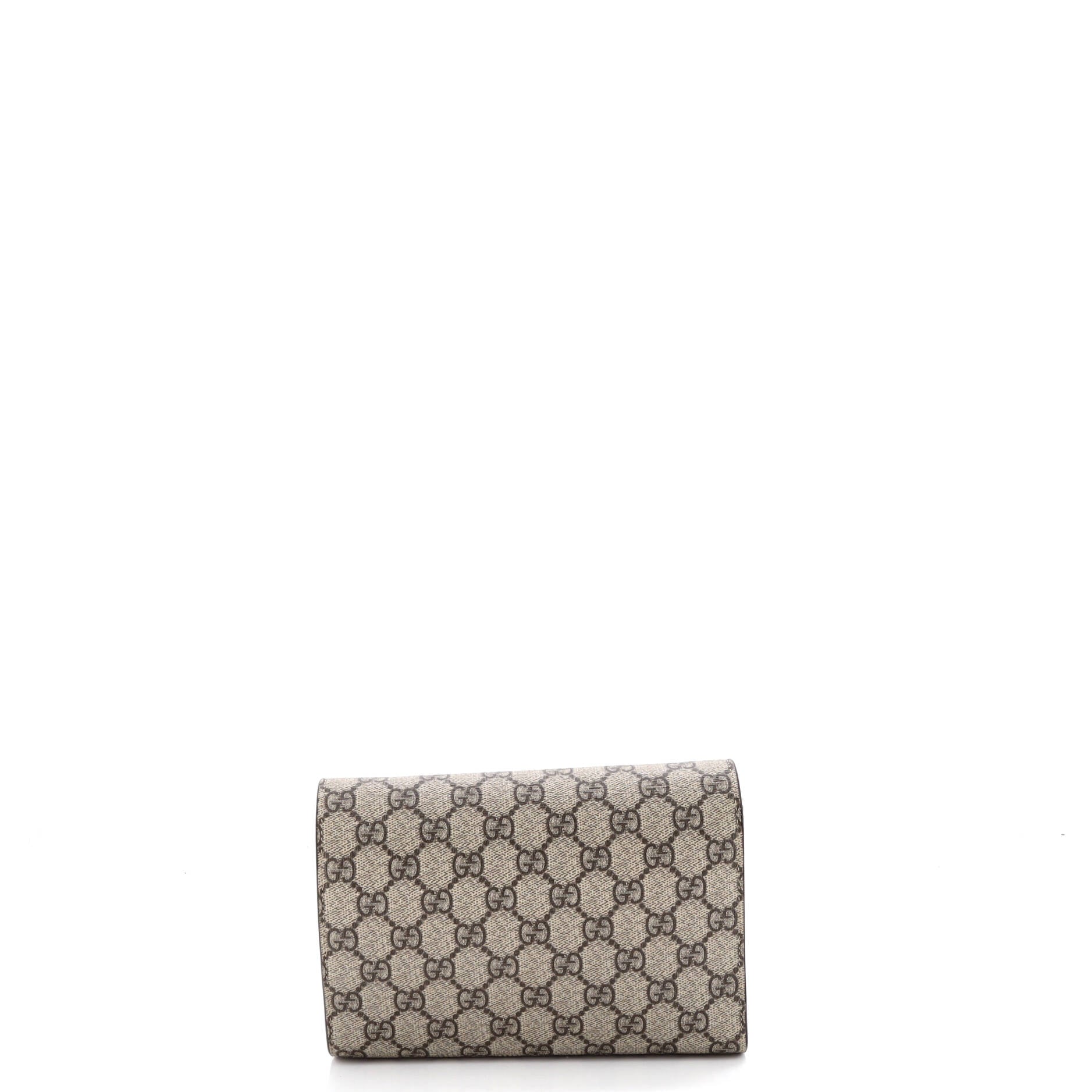 Dionysus Chain Wallet GG Coated Canvas Small