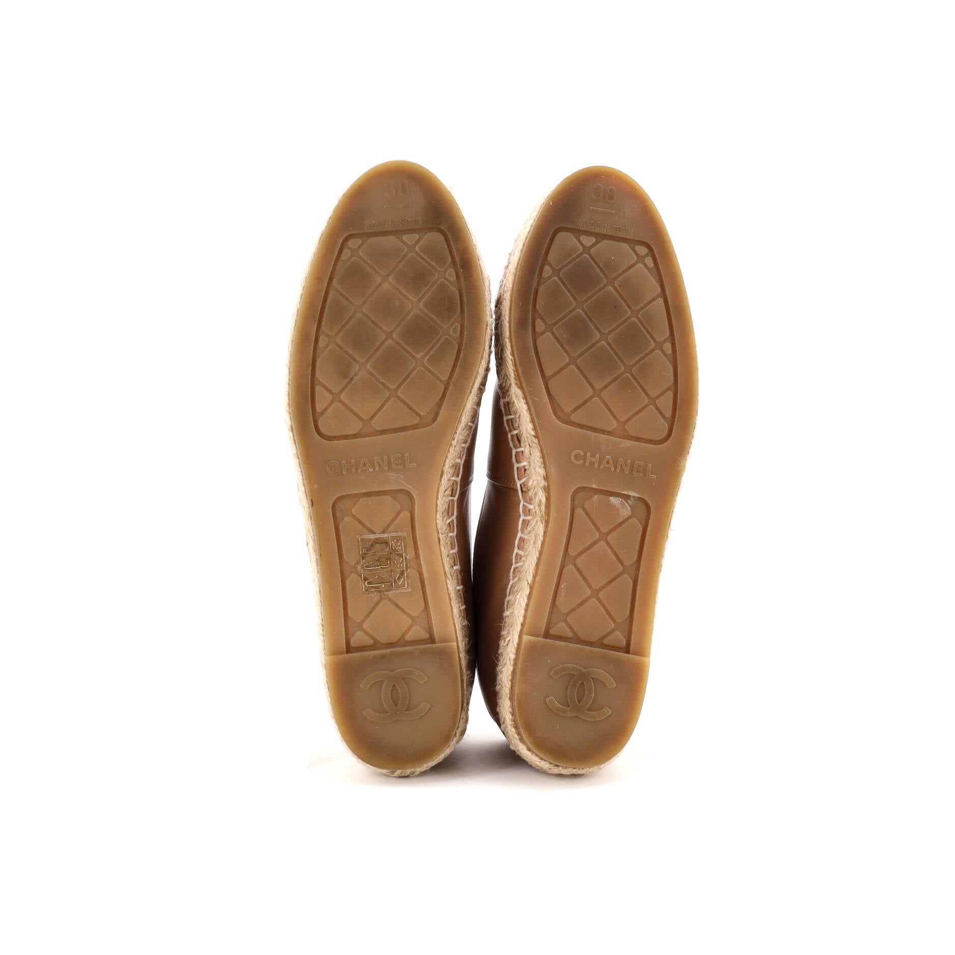 Women's CC Cap Toe Espadrilles Leather