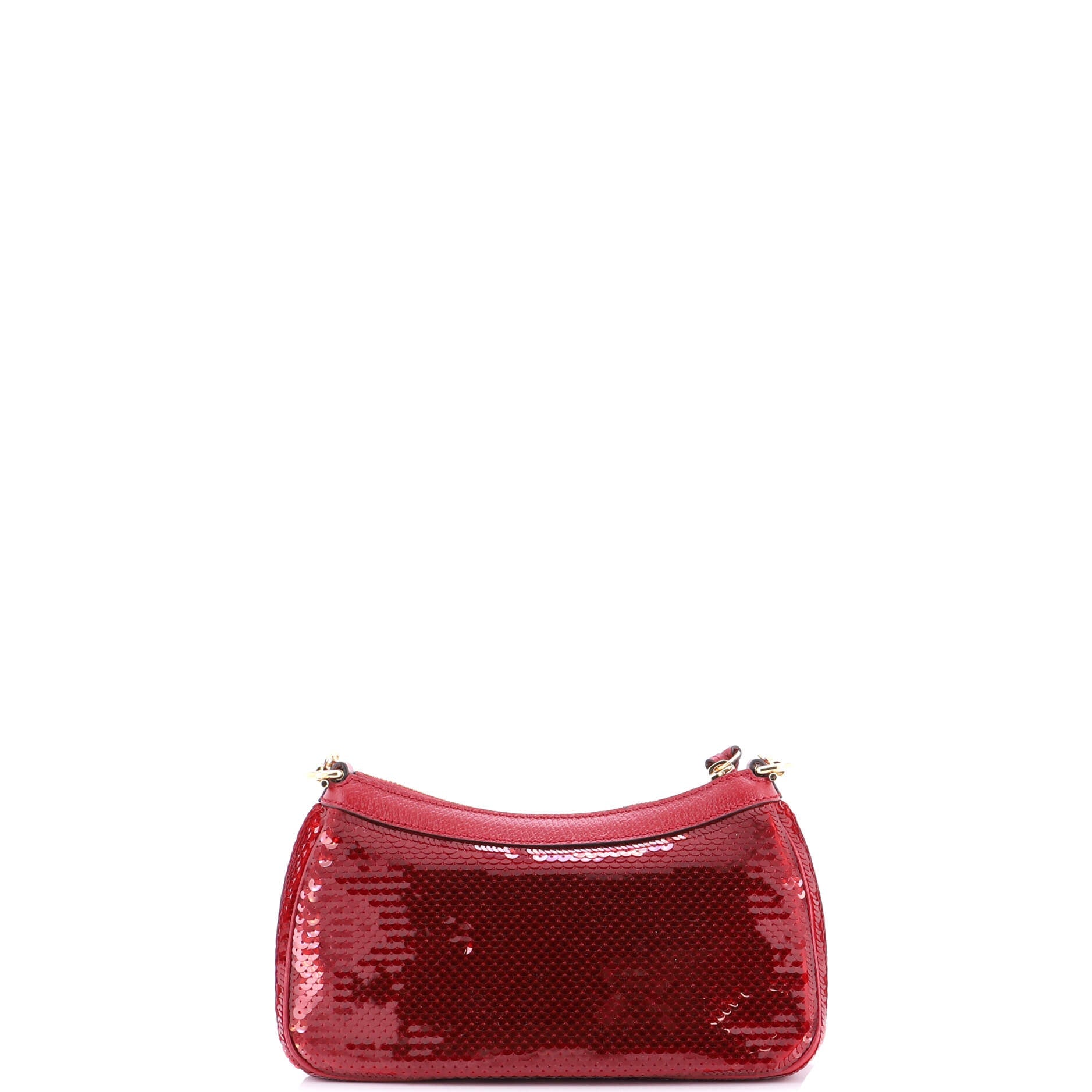 Strawberry Ophidia Shoulder Bag Sequins Small