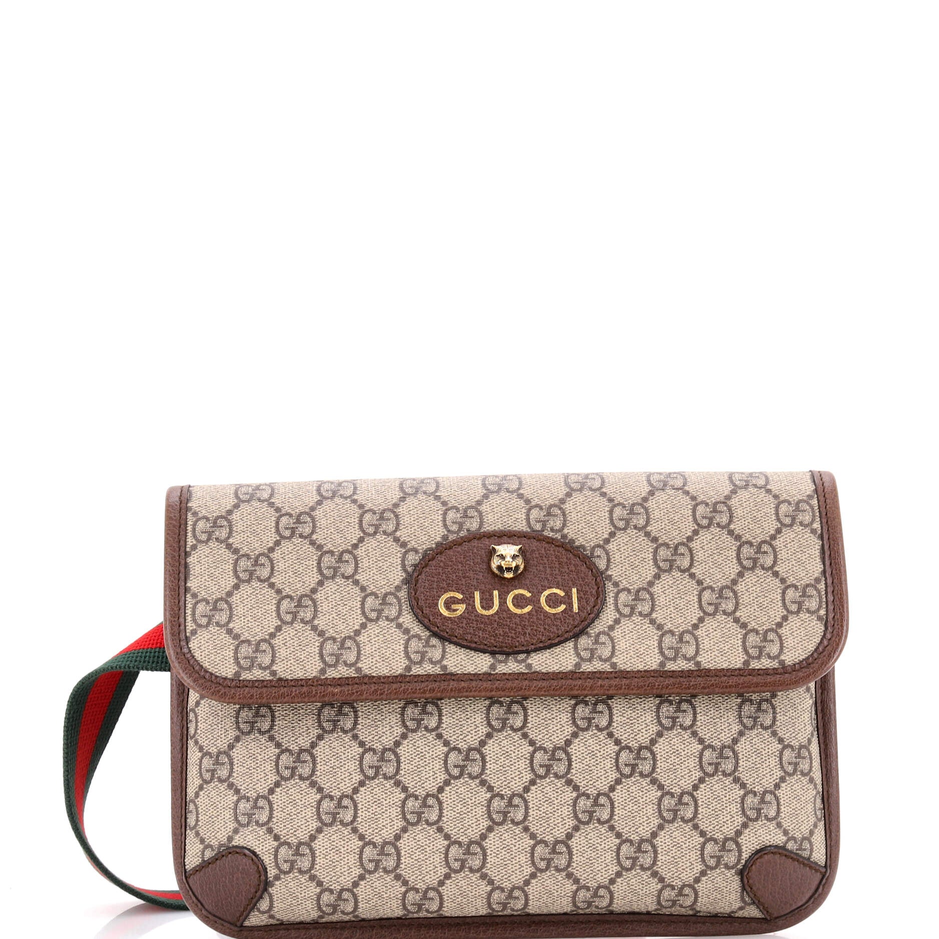 Neo Vintage Flap Belt Bag GG Coated Canvas