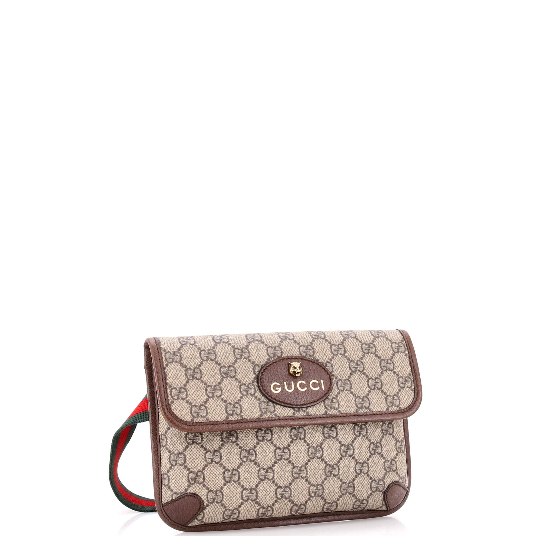 Neo Vintage Flap Belt Bag GG Coated Canvas